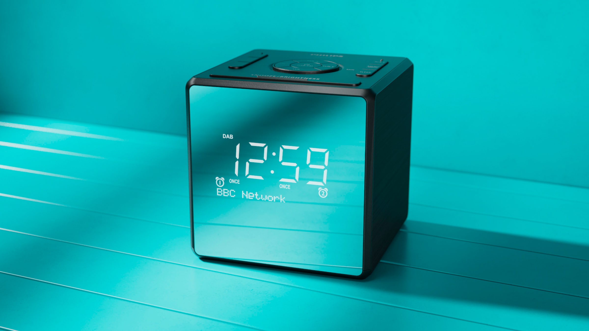 Philips Uhrenradio »TAR4600«, (UKW mit RDS-Digitalradio (DAB+) 1,4 W)