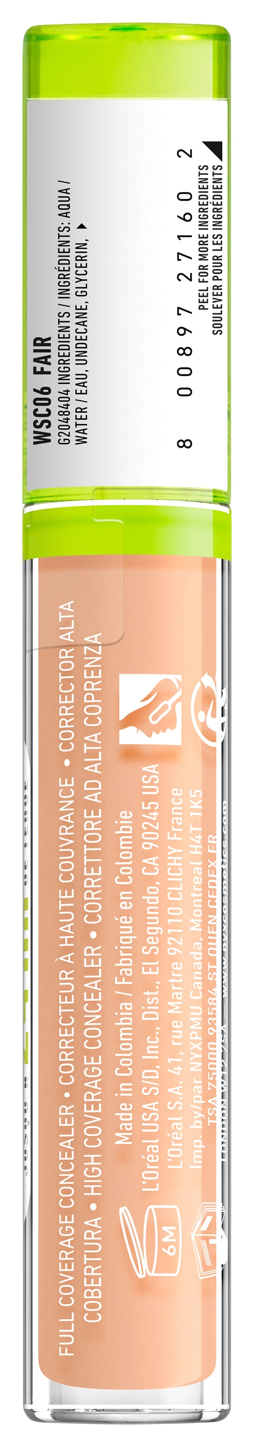 NYX Concealer »NYX Professional Makeup Wonder Snatch Concealer« kaschiert Augenringe und Unreinheiten, deckt bis zu 24 Stunden