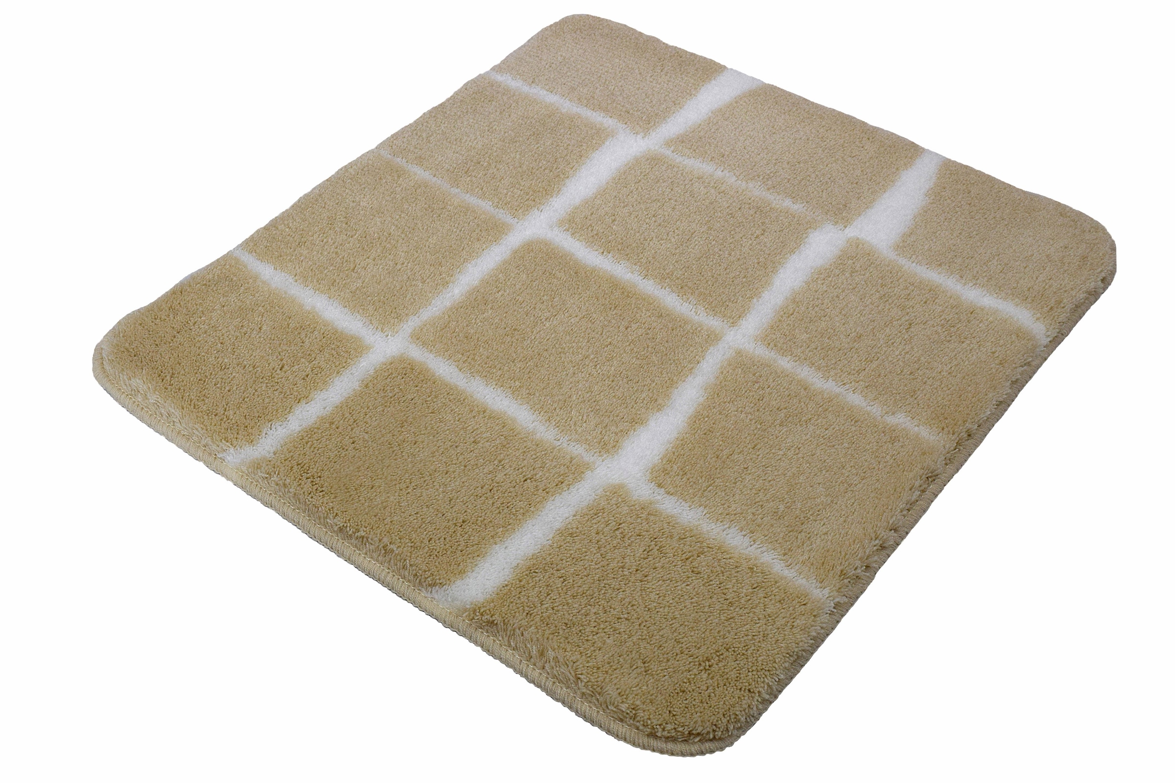 Kleine Wolke Badematte »Carat«, rutschhemmend beschichtet, fußbodenheizungsgeeignet, Badteppich, modernes Design, Pastell-Farben, waschbar
