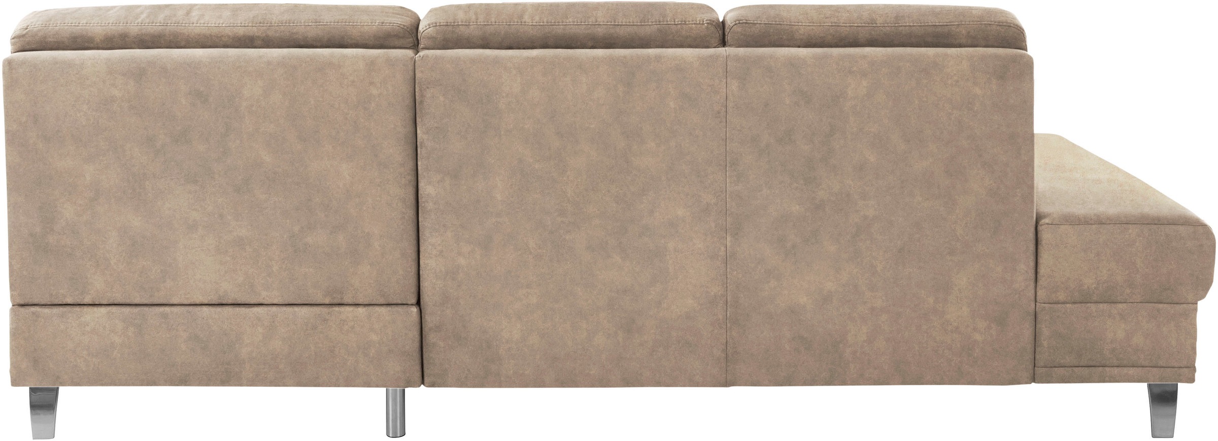 sit&more Ecksofa »Clio L-Form«, wahlweise mit Bettfunktion oder Vorziehsitz und Bettkasten, Federkern