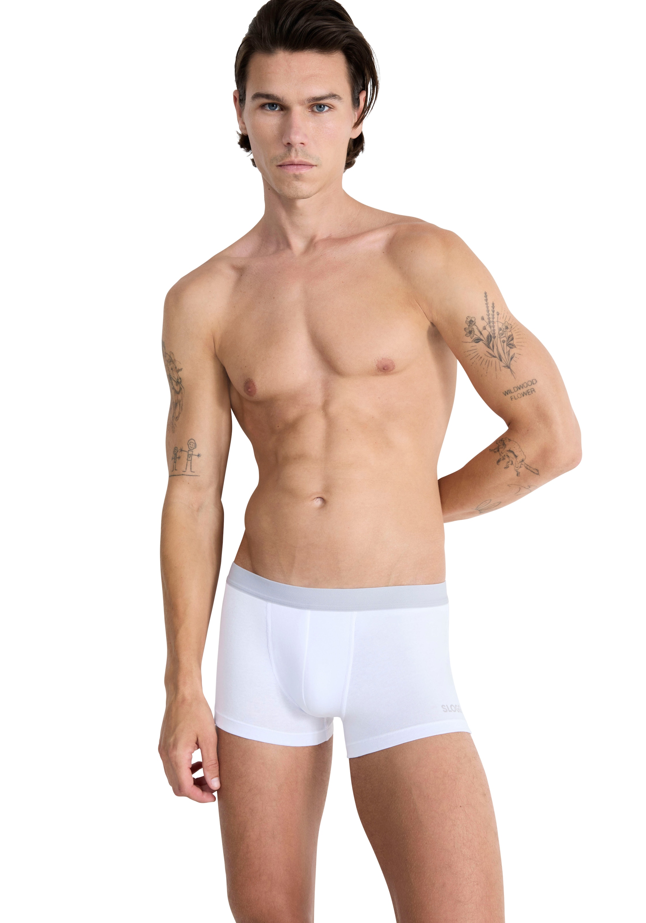 sloggi Hipster »Men GO ABC 2.0« Spar-Packung, 6er Pack, 6 tlg., weich, Baumwollmix, elastischer Logobund, Baisc, ohne Eingriff