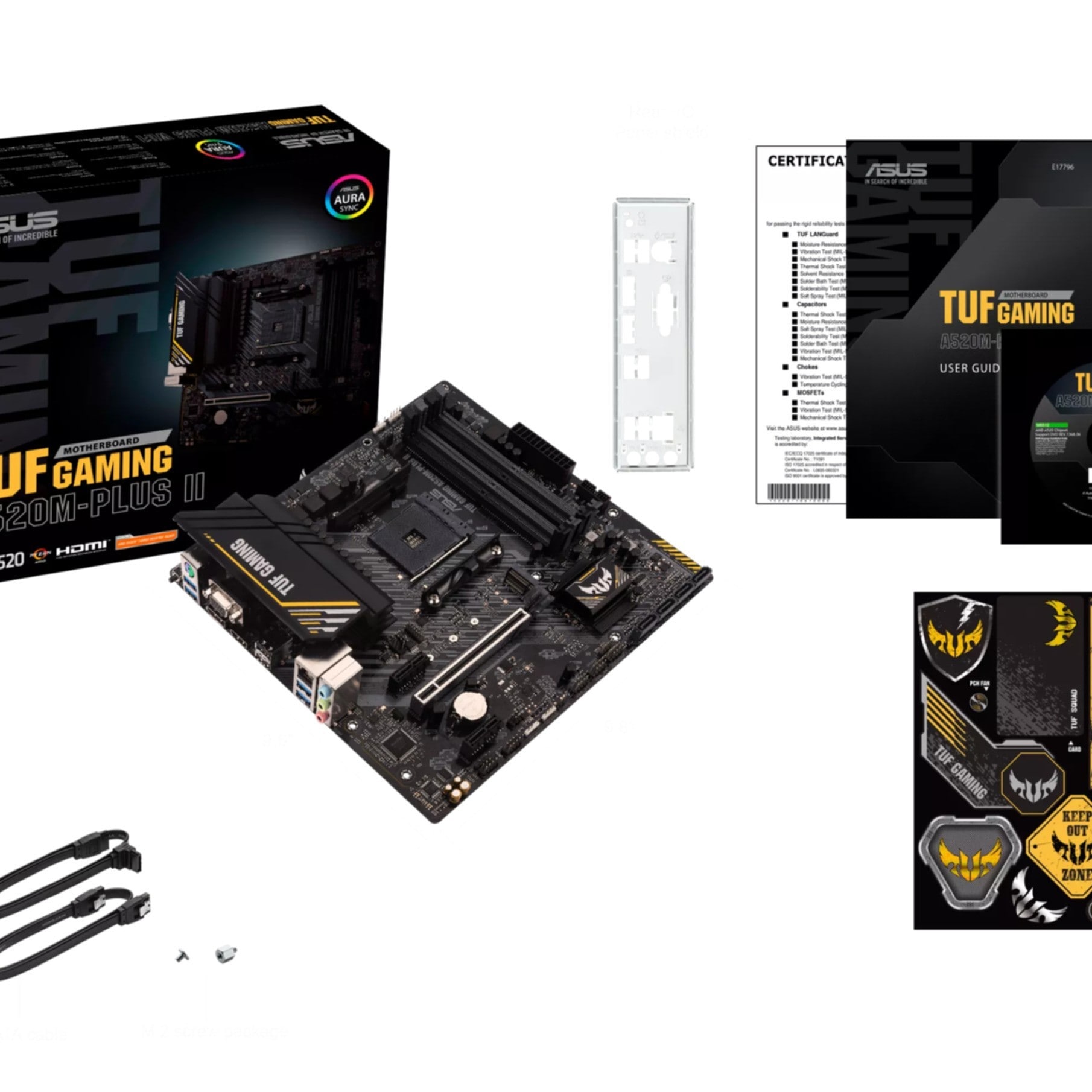 Asus Mainboard »TUF GAMING A520M-PLUS II«