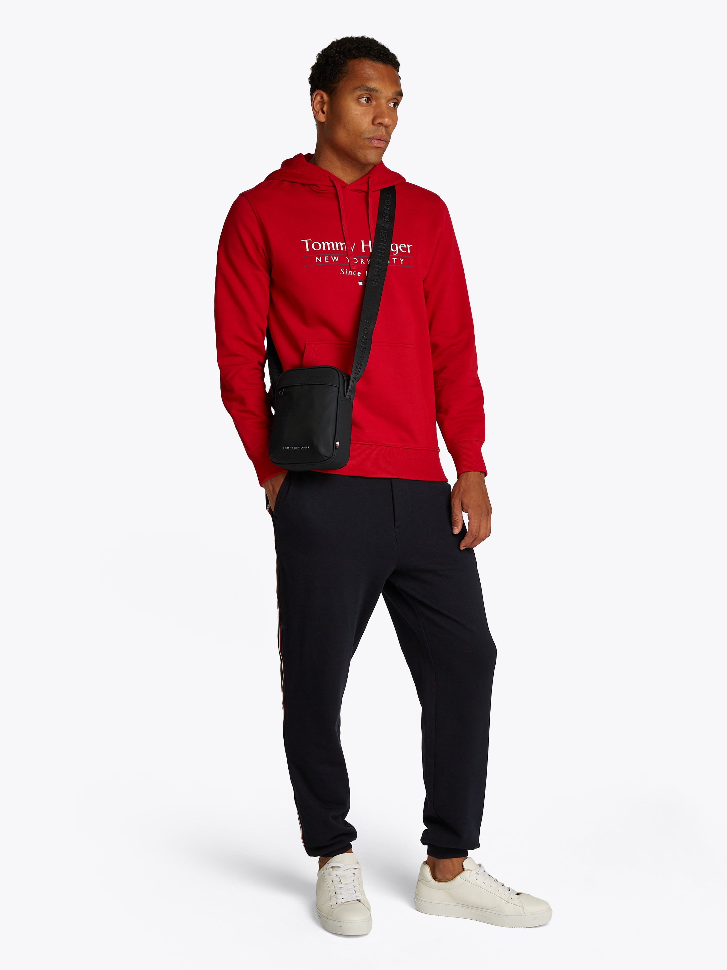 Tommy Hilfiger Umhängetasche »TH REPREVE MINI REPORTER«, Men Arbeitstasche, Messenger Bag, Schultertasche, Vordertaschenfach