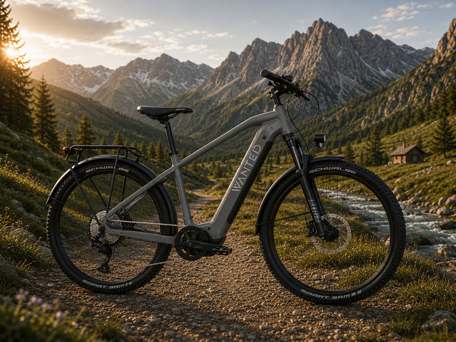WANTED »WANTED CORVARA 27,5 Zoll – Bosch Performance Line CX Motor, RockShox« 10 Gang Shimano DEORE RDM5120 Schaltwerk Kettenschaltung Mittelmotor 250 W