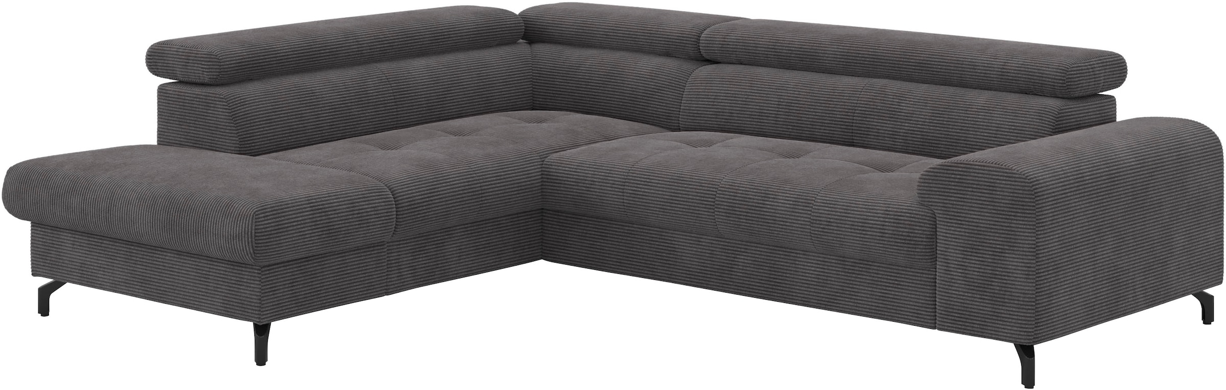 COTTA Ecksofa »Aura L-Form«, mit Schlaffunktion, Bettkasten und Kopfteilverstellung
