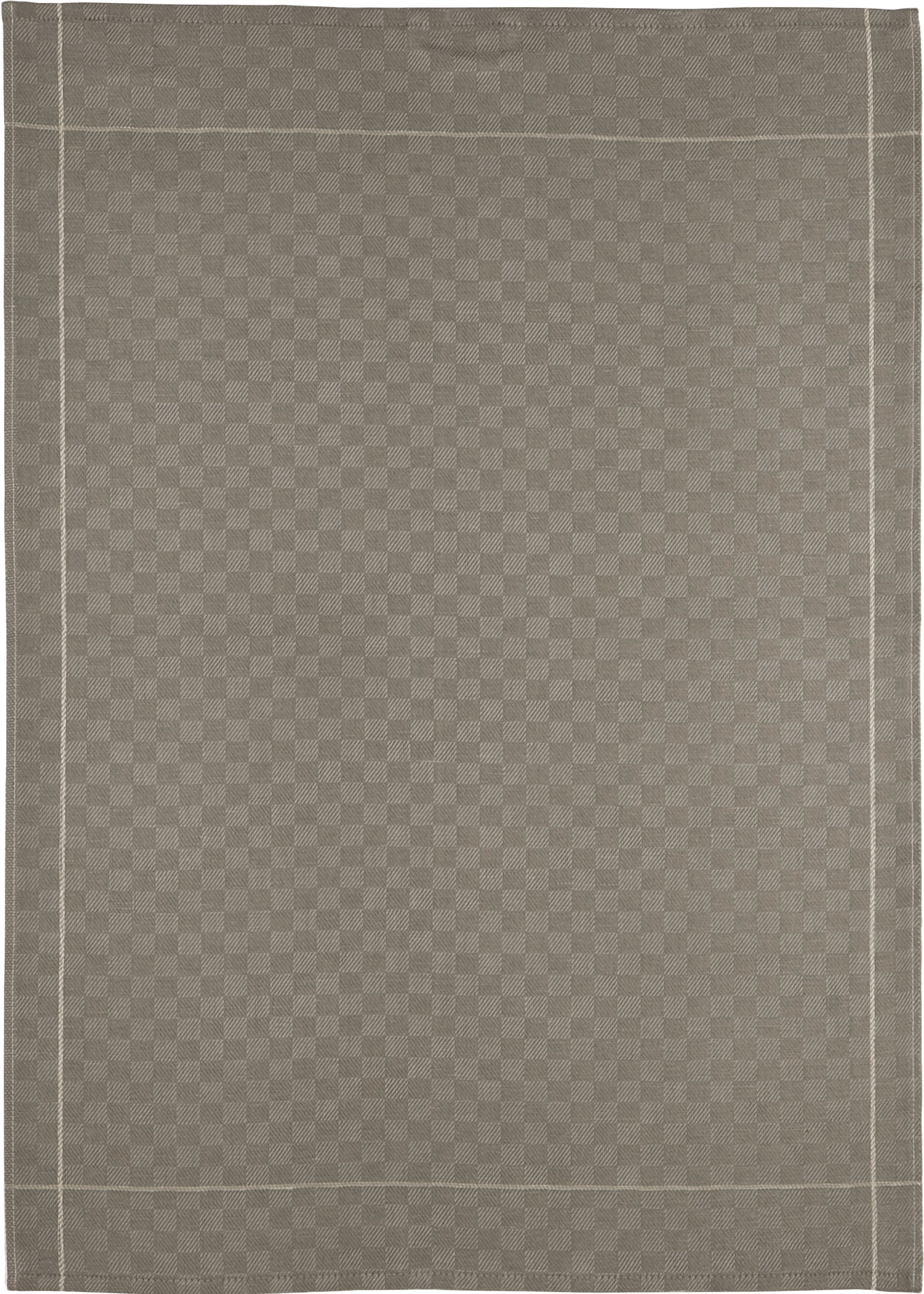 ROSS Geschirrtuch »2er Set 908, 1 Geschirrtuch + 1 Küchenfrottiertuch in einer Banderole«, (Set, 2 tlg., 1x 50x70 cm + 1x 50x50 cm), Zwirn Halbleinen Geschirrtuch + Küchenfrottiertuch aus 100% Baumwolle
