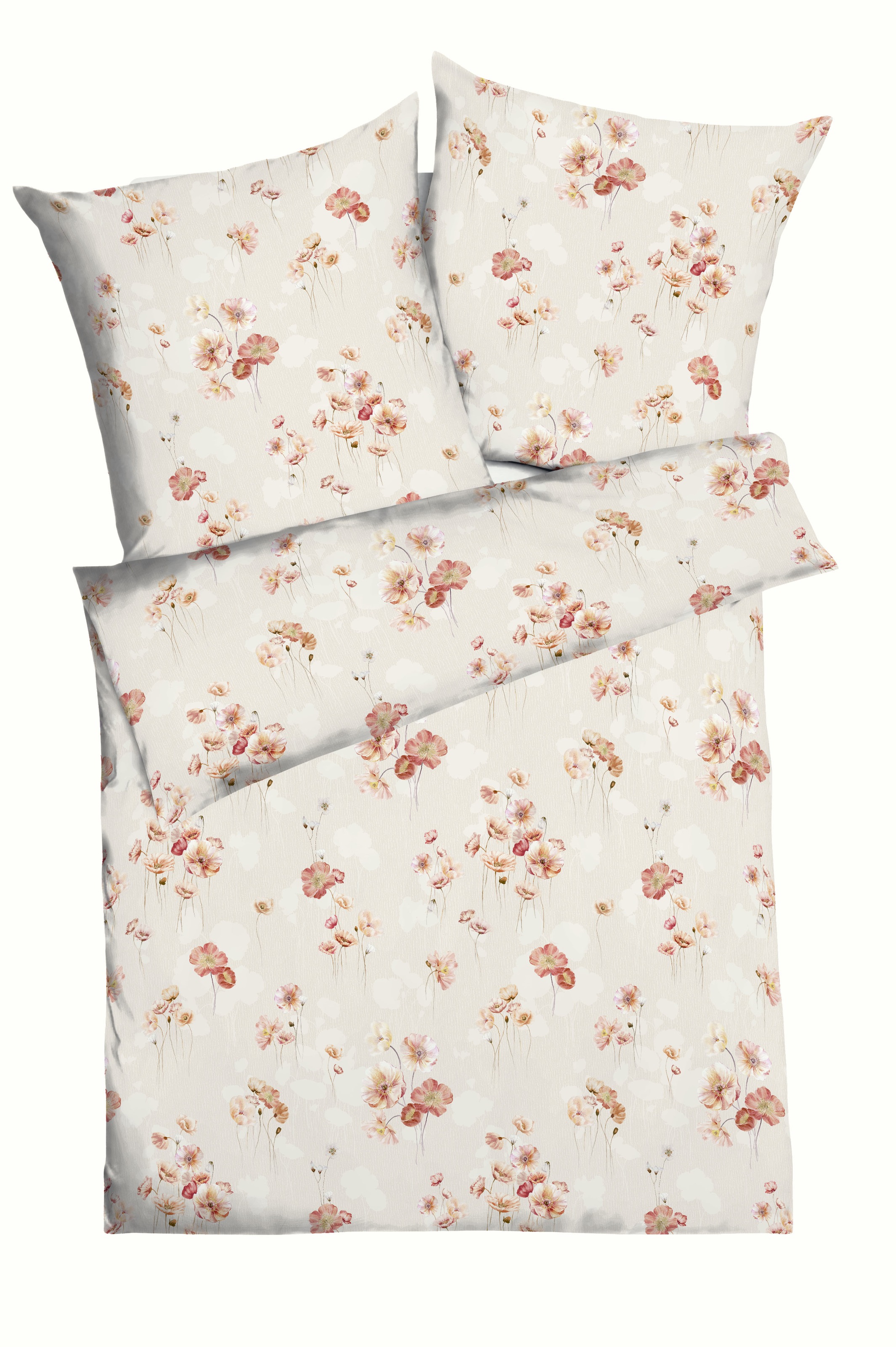 Kaeppel Bettwäsche »Delicate Poppies«, Mit Blumen günstig online kaufen
