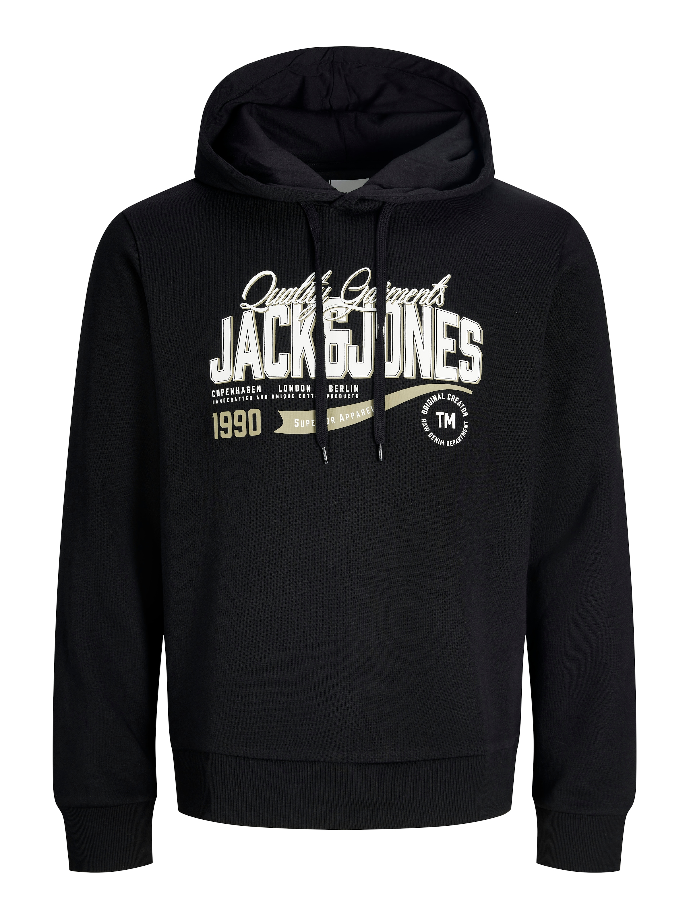 Jack & Jones PlusSize Kapuzensweatshirt »JJELOGO SWEAT HOOD 2 COL AW26 SN PLS«, Baumwollmischung,
