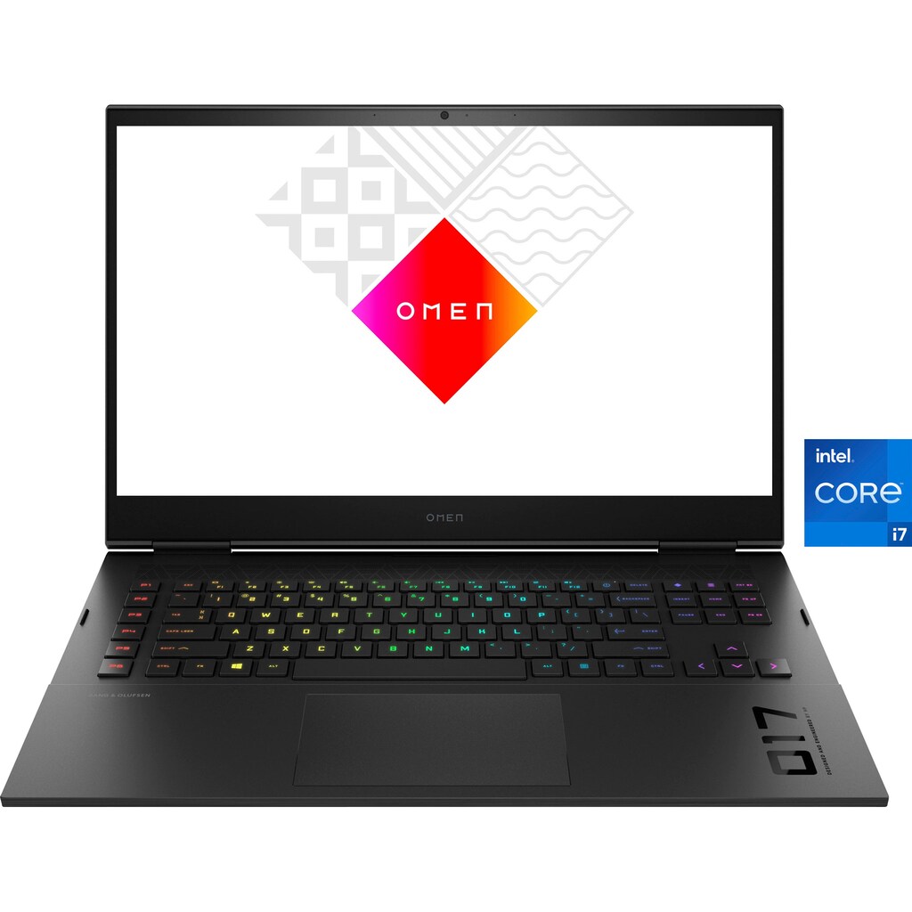 OMEN Notebook »OMEN 17-ck0166ng«, 43,9 cm, / 17,3 Zoll, Intel, Core i7, GeForce RTX 3060, 512 GB SSD