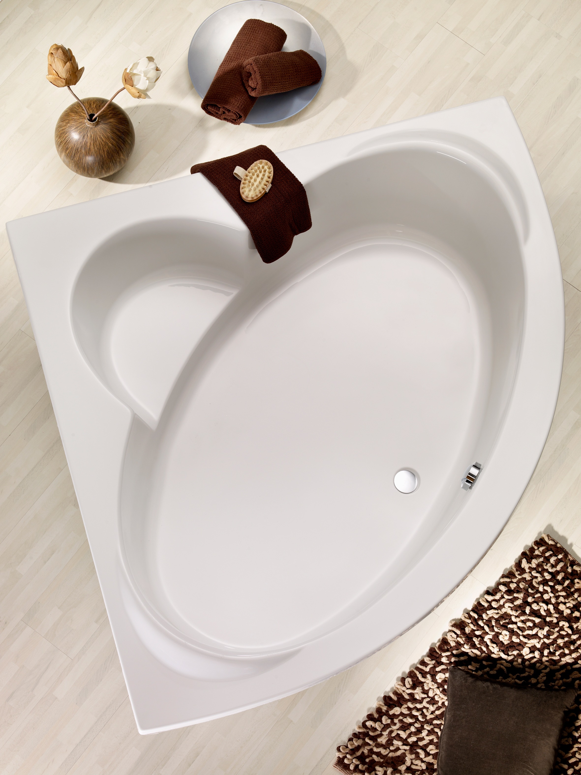 OTTOFOND Eckwanne »Sardinia« Höhe 44 cm Sitzmulde mit Schürze, Fußgestell u günstig online kaufen