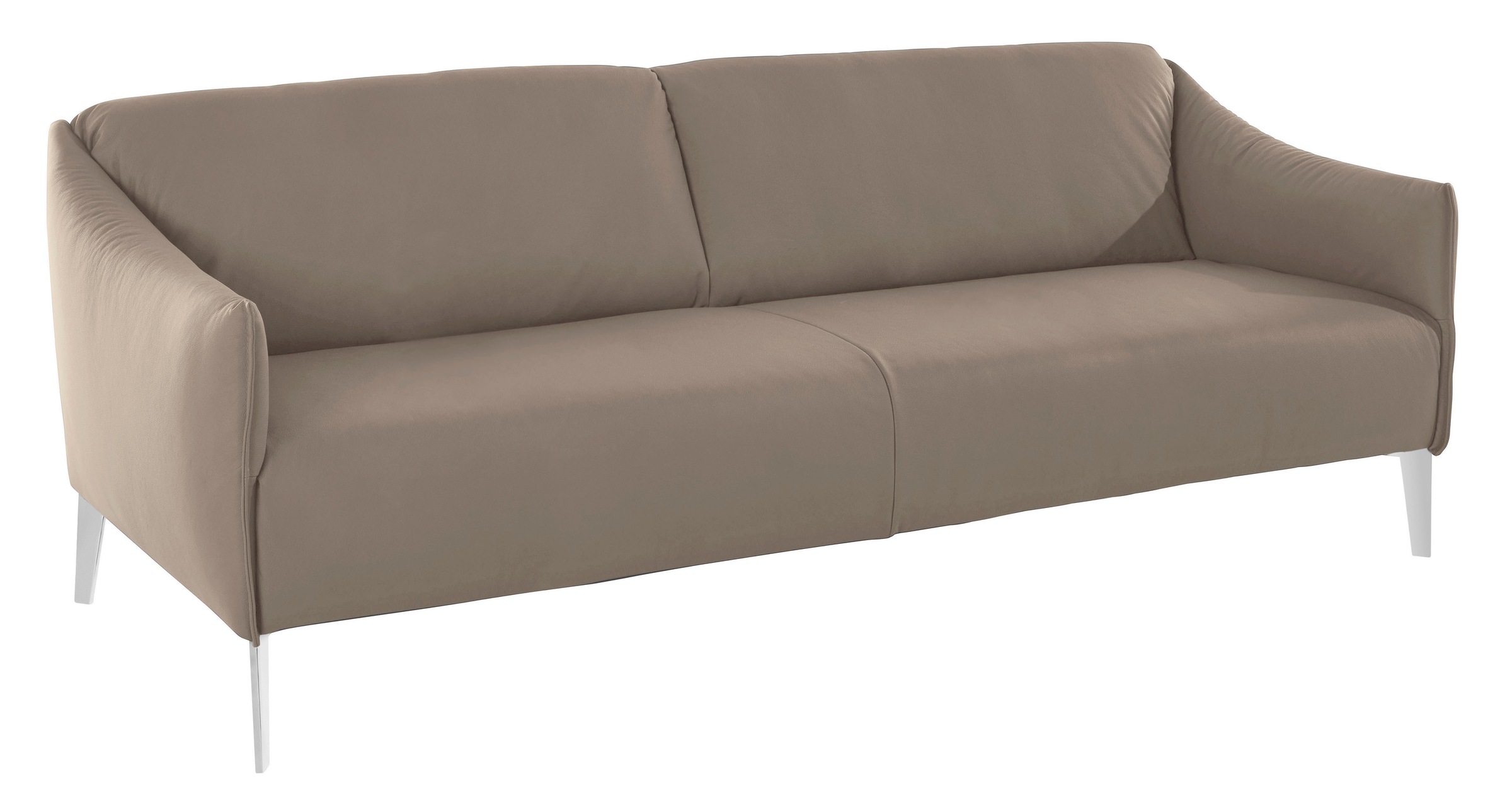 W.SCHILLIG 2,5-Sitzer »sally«, mit Metall-Winkelfüßen in Chrom glänzend, Breite 194 cm