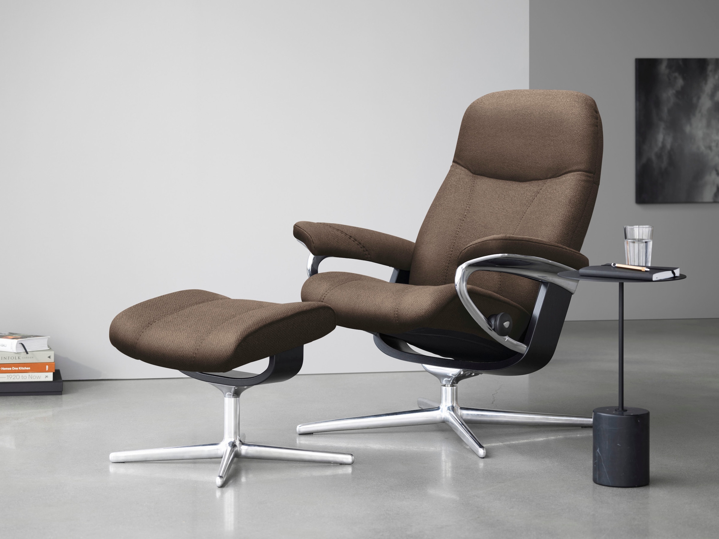 Stressless® Relaxsessel »Consul«, mit Cross Base, Größe S, M & L, Holzakzen günstig online kaufen