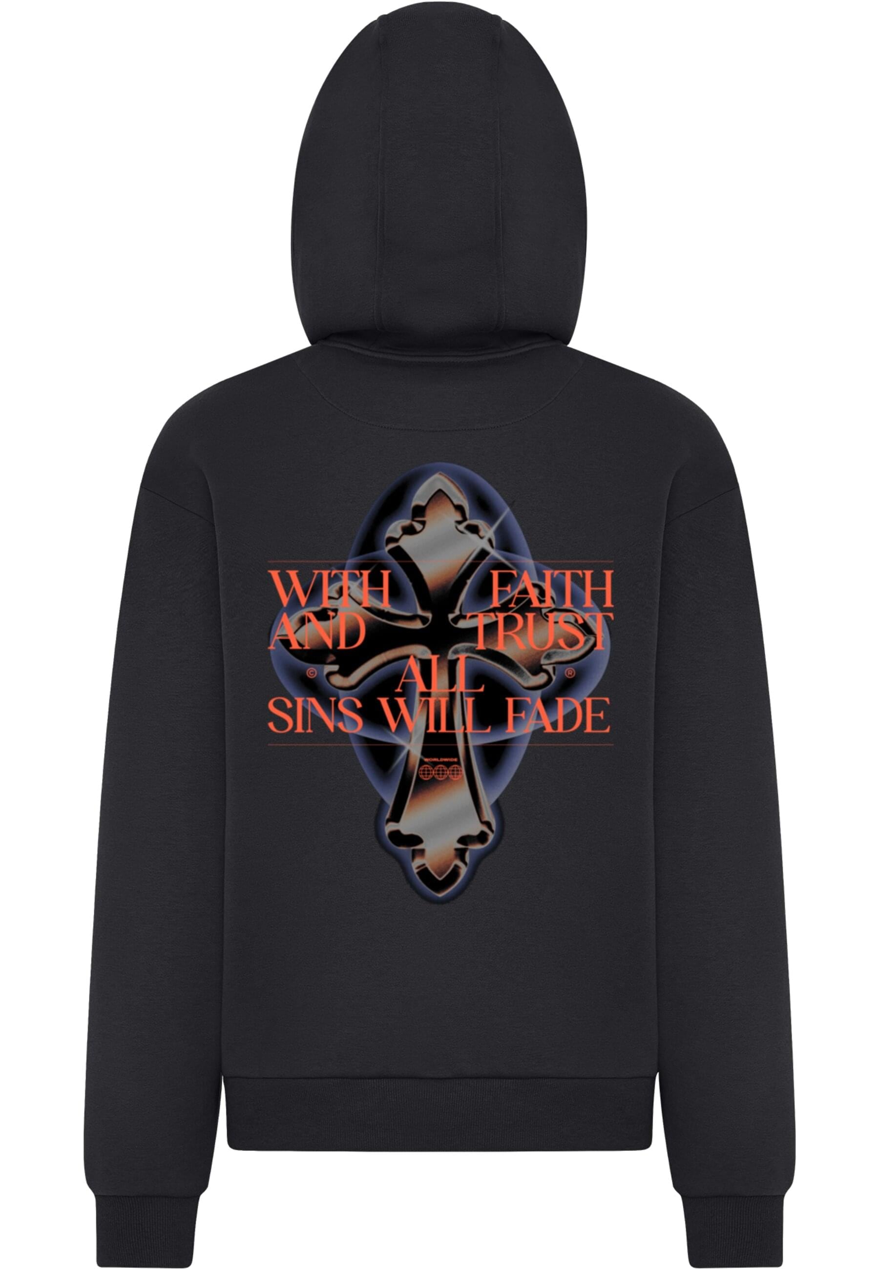 MisterTee Kapuzensweatshirt »MisterTee Faith And Trust Fluffy Hoody«, 1 Stk.
