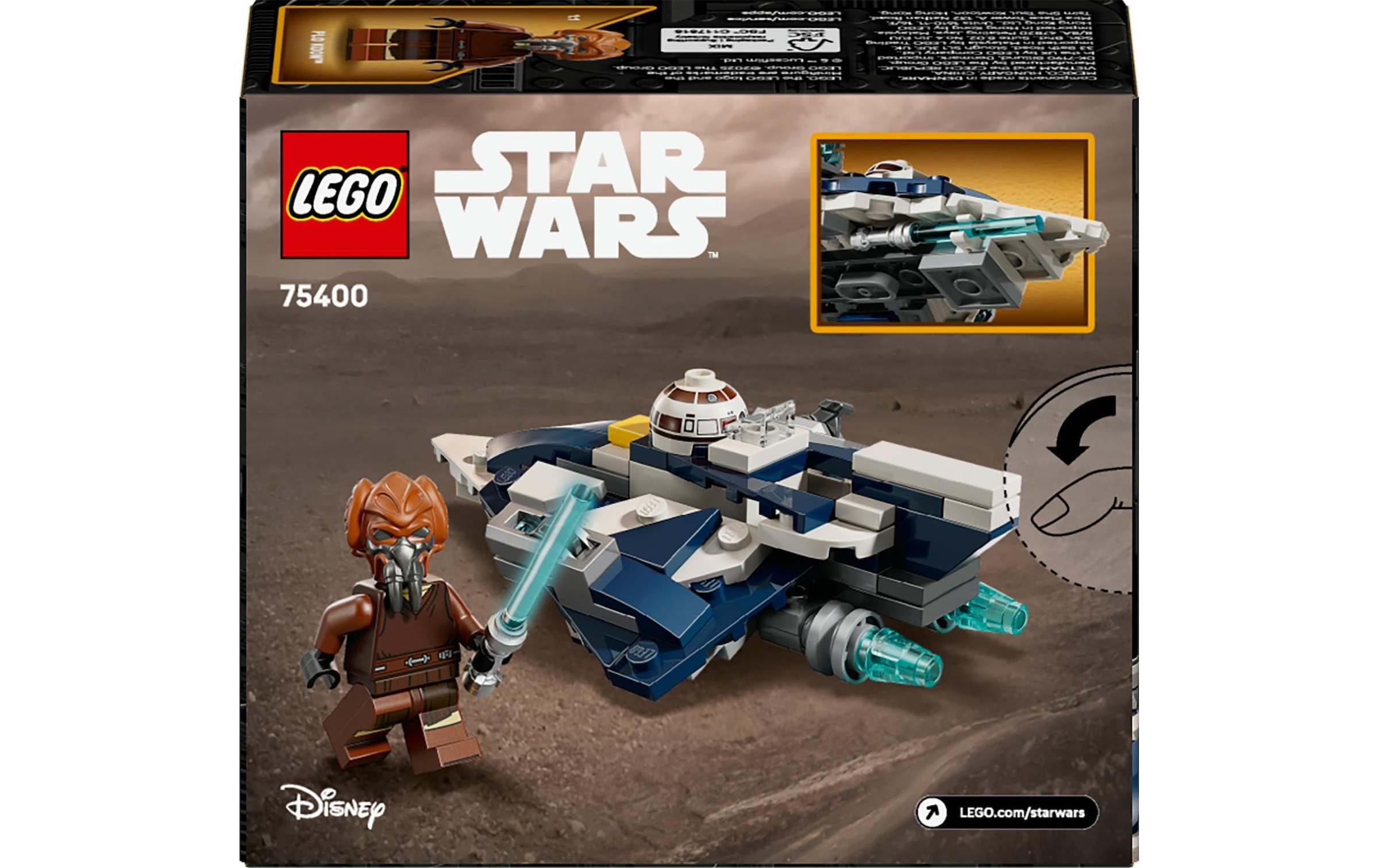 LEGO® Spielbausteine »Star Wars Plo Koons Jedi Starfighter Microfighter 75400«