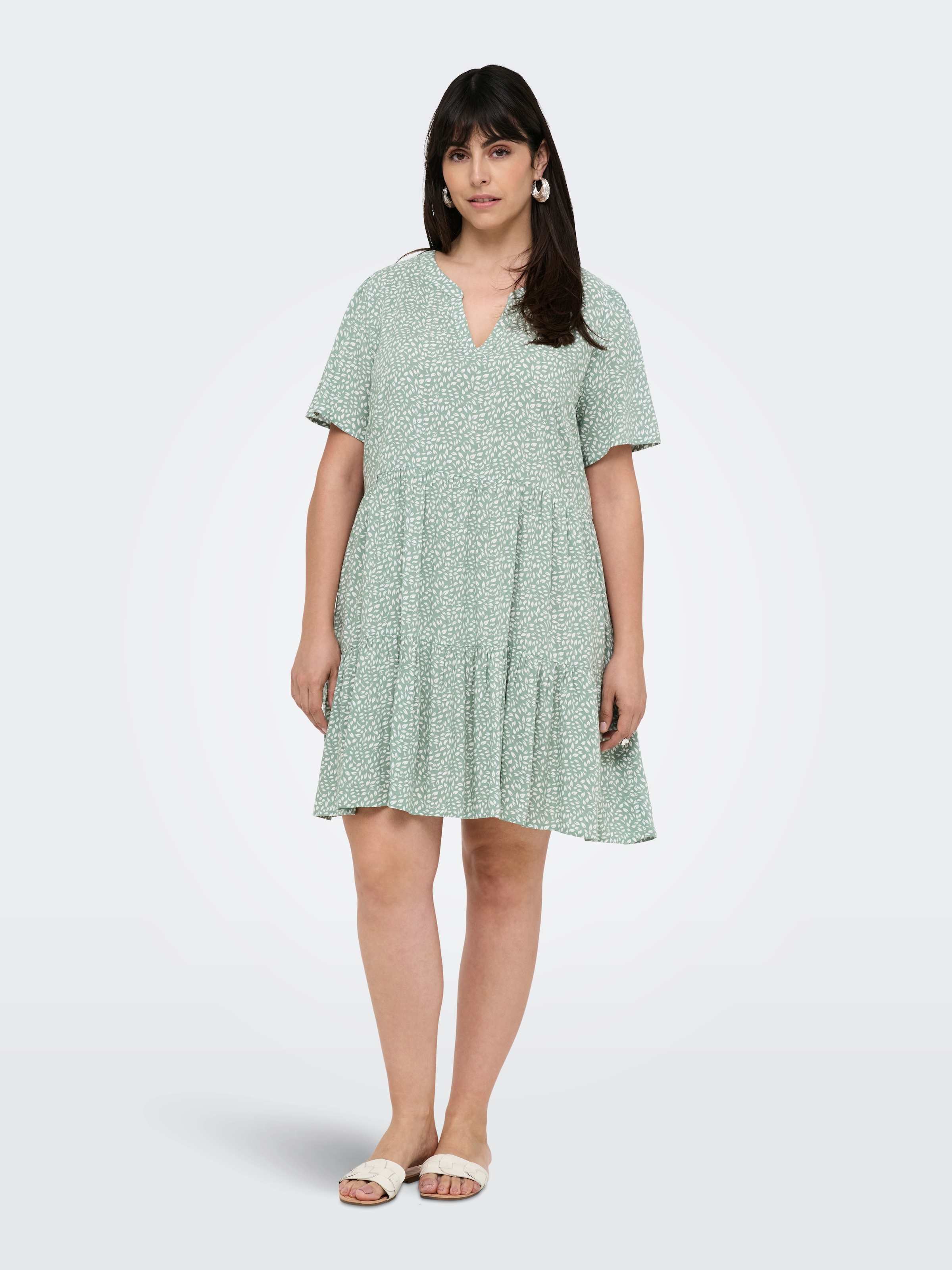ONLY CARMAKOMA Minikleid »CARZALLY LIFE S/S THEA TUNIC DRESS NOOS«