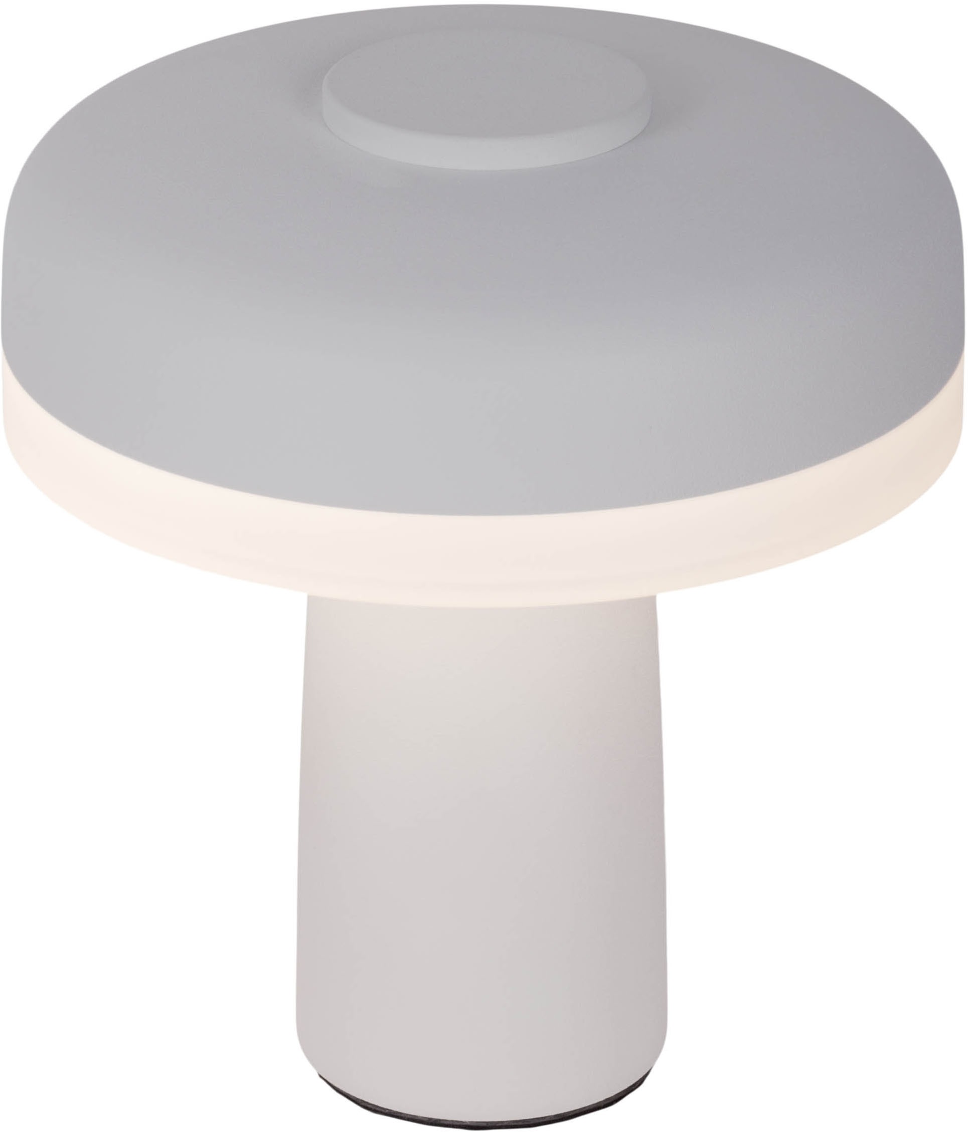 näve LED Tischleuchte »Pilu«, 1 flammig, Leuchtmittel LED-Modul | LED wechselbar, Akku, inkl. USB-Kabel 80cm, stufenweise dimmbar per Berührungssensor