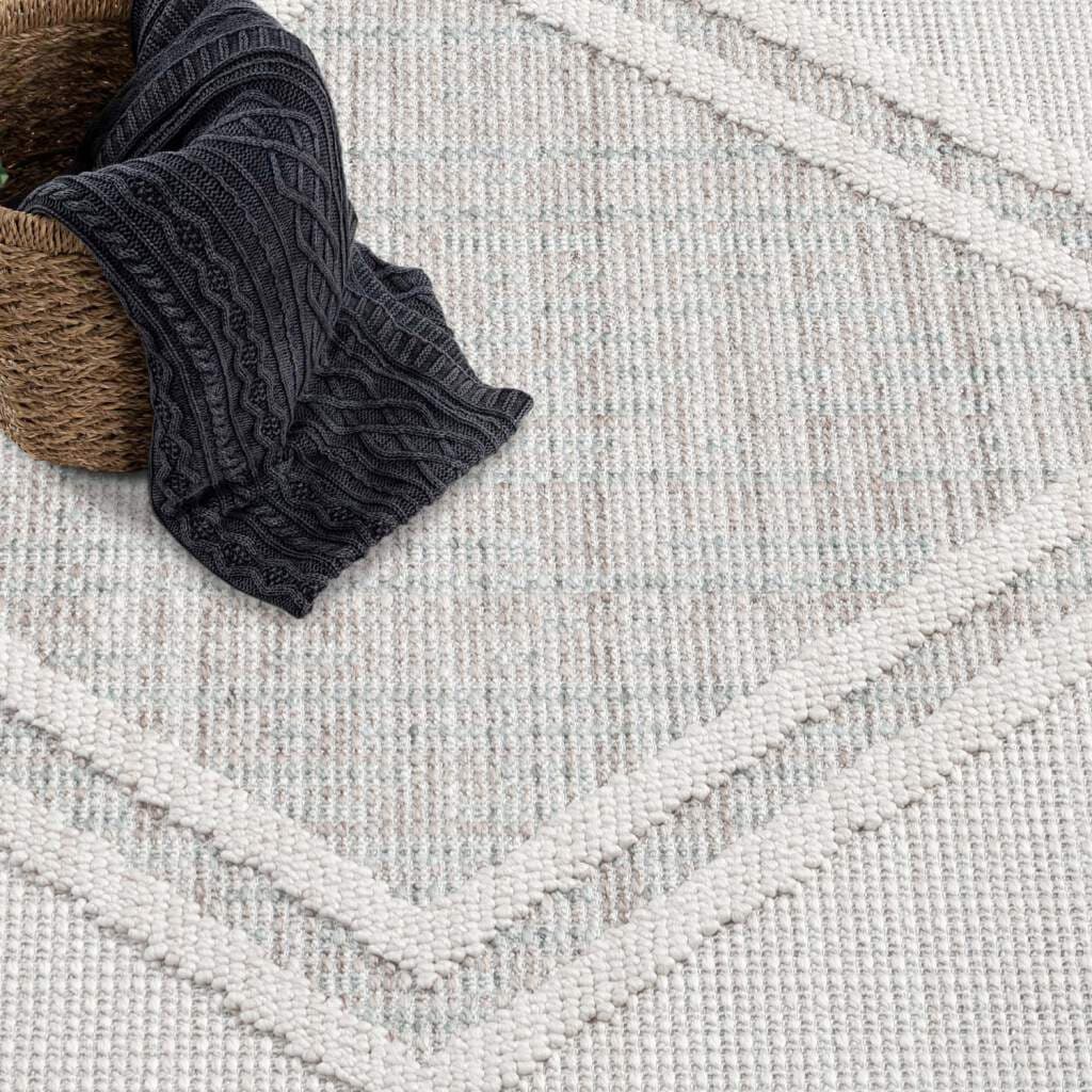 Carpet City Teppich »LINDO 8853«, rund, 11 mm Höhe, Kurzflor, Hochtief-Muster/ 3D-Effekt, Boho-Stil, Wohnzimmer