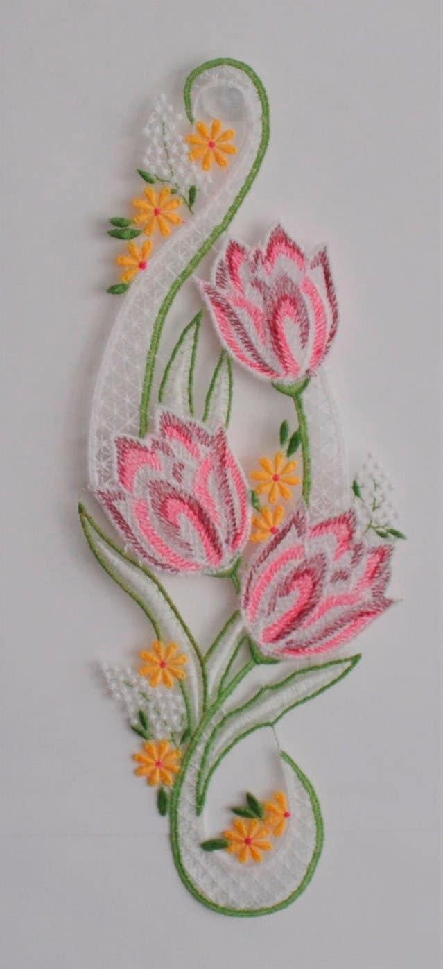 Stickereien Plauen Fensterbild »Frühling« günstig online kaufen