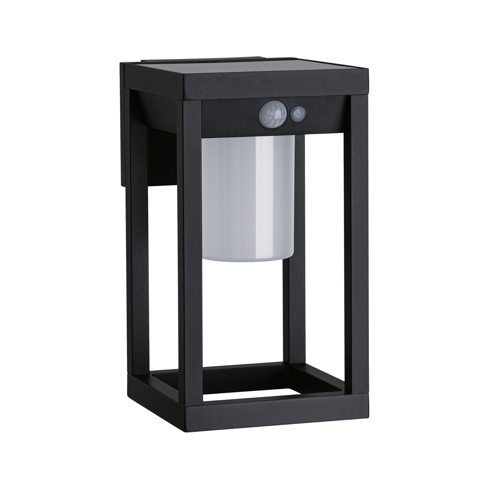 Paulmann LED Außen-Wandleuchte »Solar Marisol IP44 3000K 350lm Schwarz«, 1 flammig, Bewegungsmelder