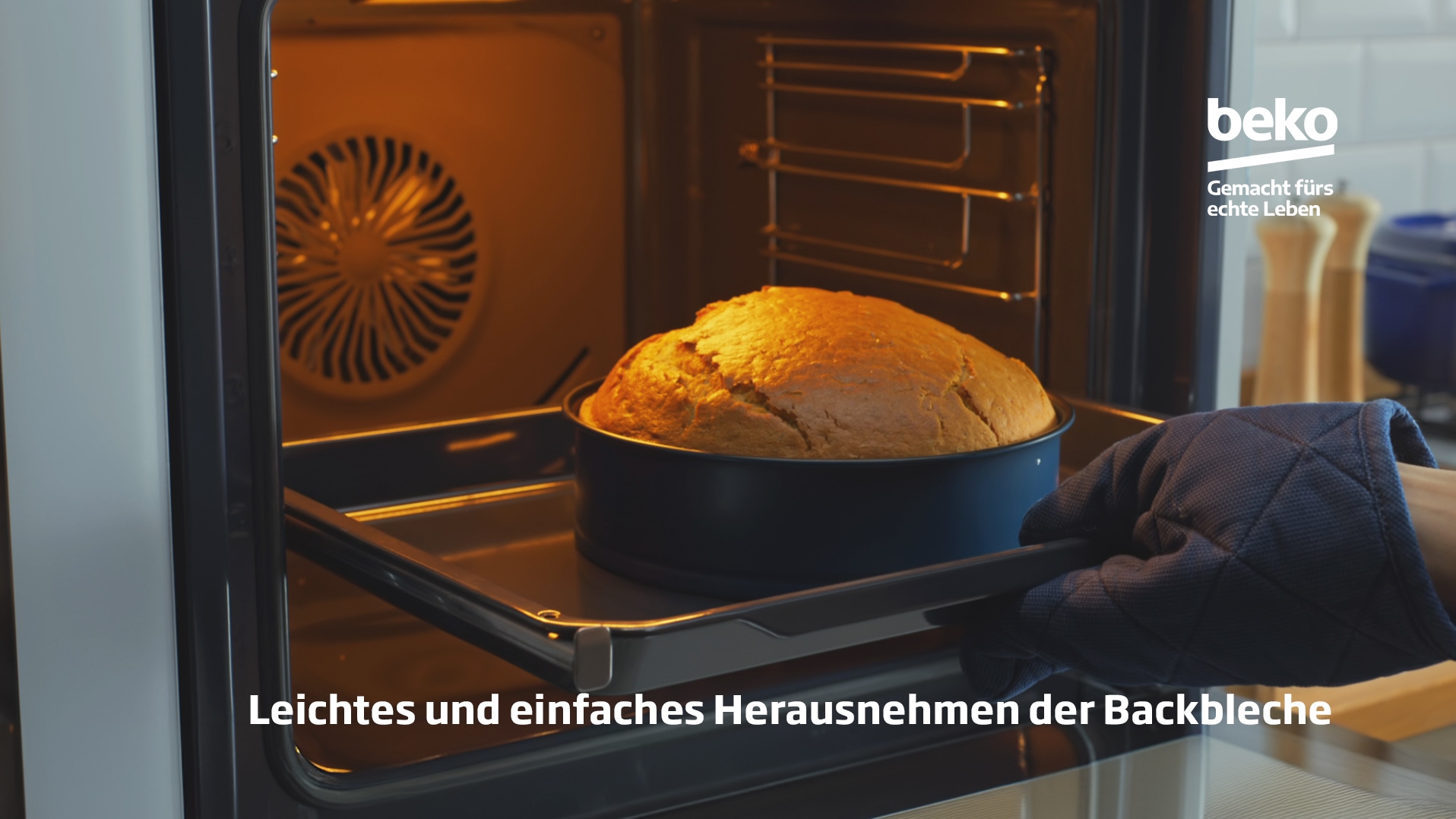 BEKO Backofen-Set »Elbe« mit 1-fach-Teleskopauszug Set, 2 Stk. tlg. Mit AirFry knusprig frittieren im Ofen – ganz ohne zusätzliches Fett