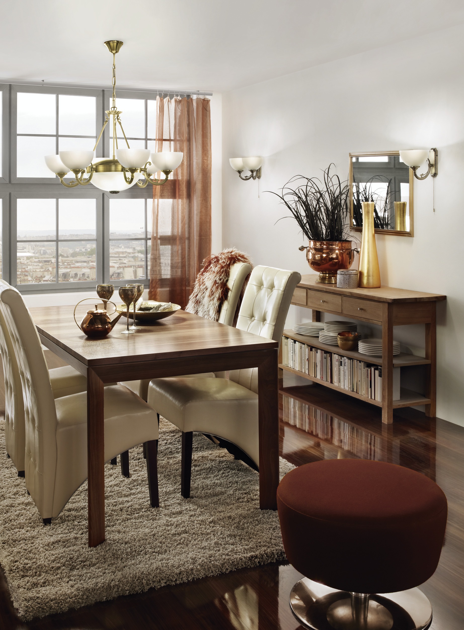 EGLO Hängeleuchte »SAVOY Pendellampe - Metallguss - E14;E27 - 6X40W;2X60W - günstig online kaufen