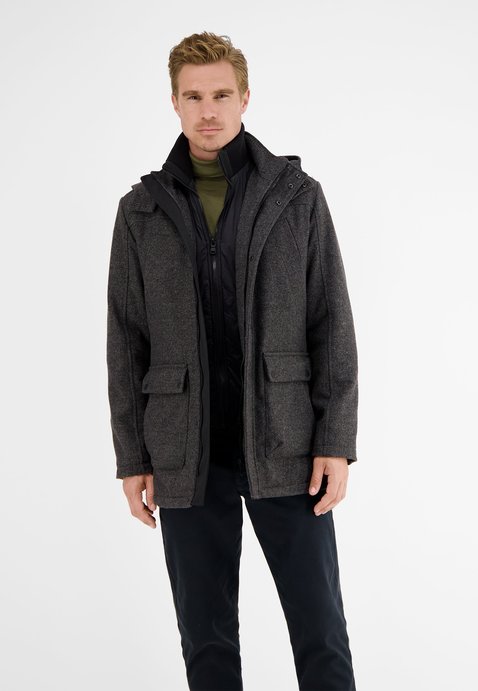 Wer zuerst kommt LERROS Wintermantel »LERROS Mantel mit Kapuze« kaufen online