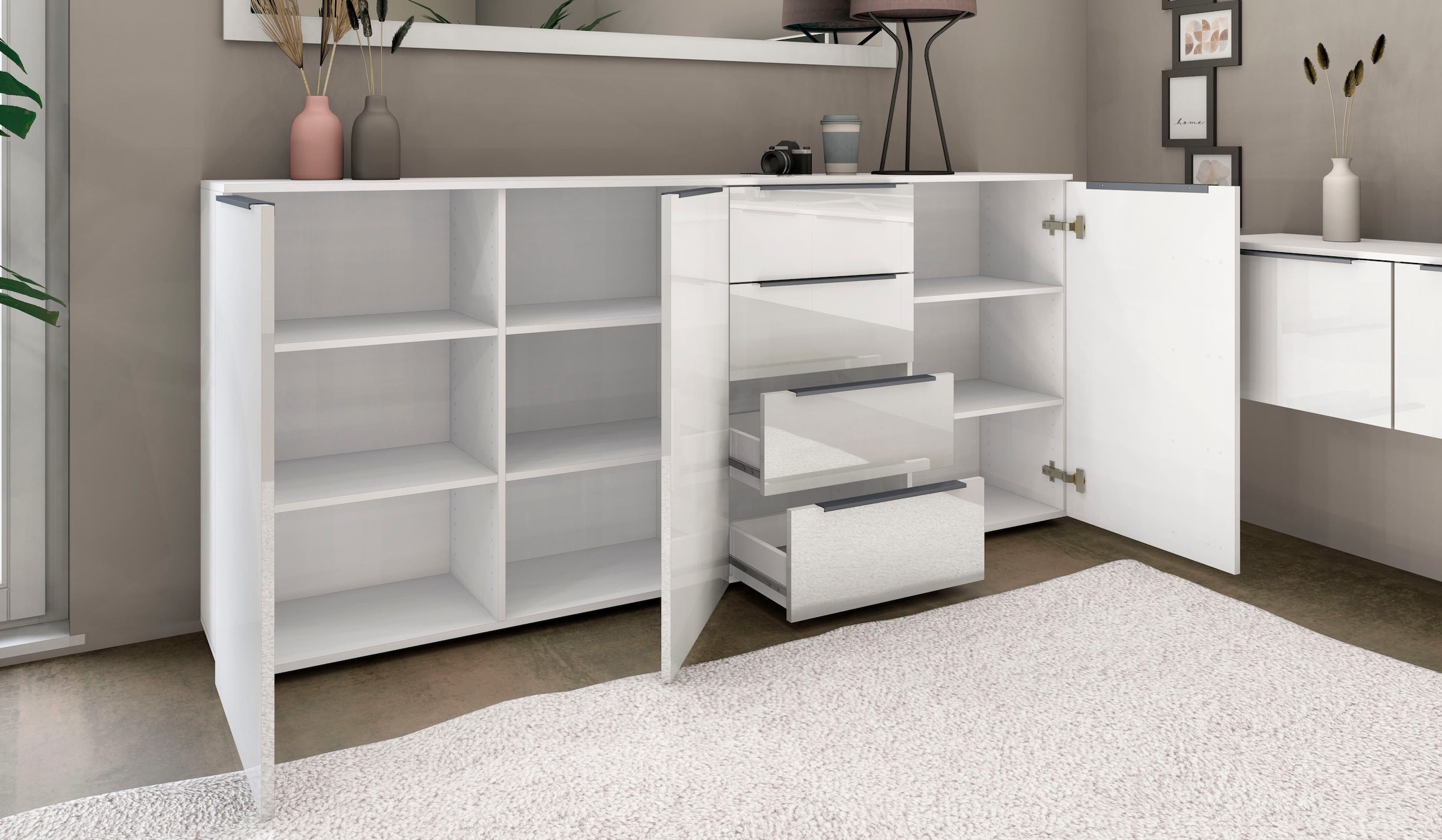 borchardt Möbel Highboard »Tom«, Breite 200 cm