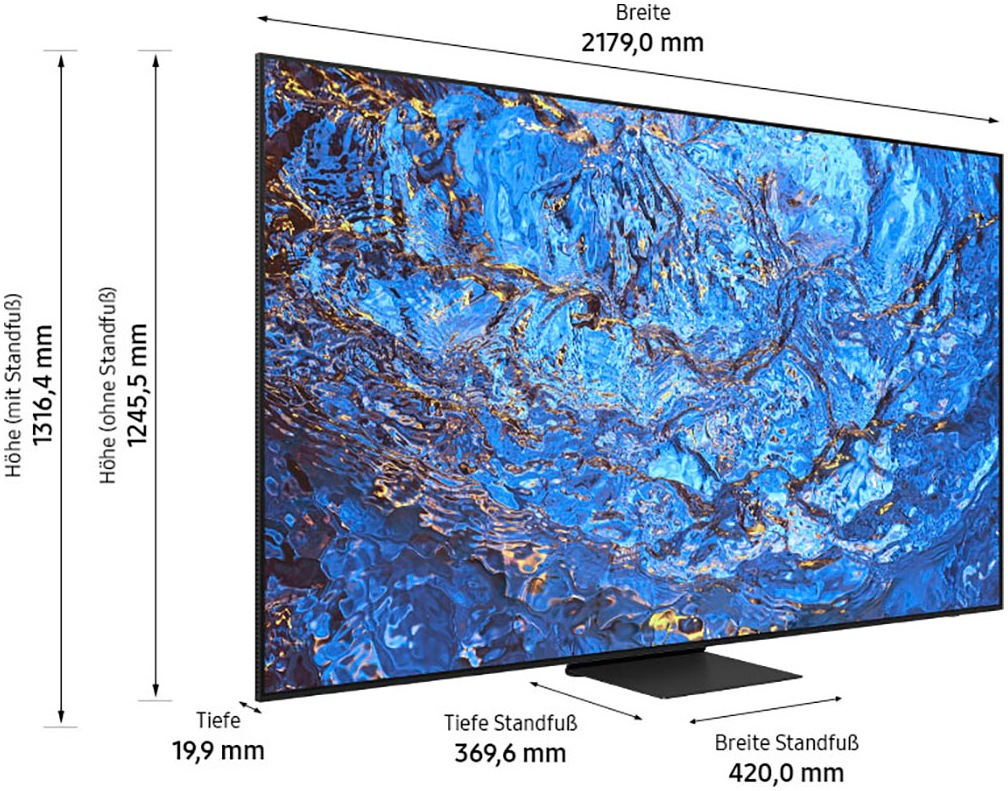 Samsung QLED-Fernseher »GQ98QN990CT«, 8K, Smart-TV