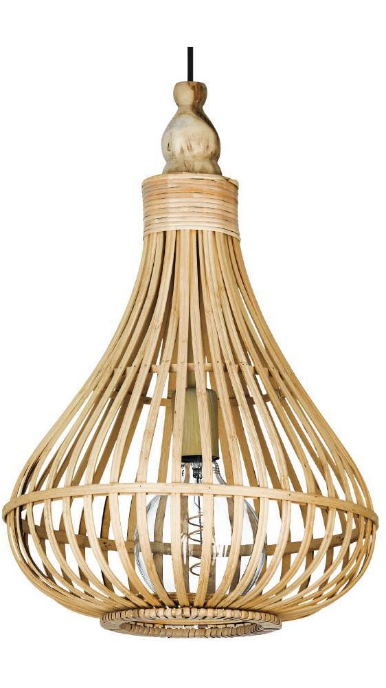 EGLO Hängeleuchte »AMSFIELD«, 1 flammig, Leuchtmittel E27 | ohne Leuchtmittel, Hängelampe Esstisch, Esszimmerlampe, Hängeleuchte, Lampe, E27, Ø 35 cm