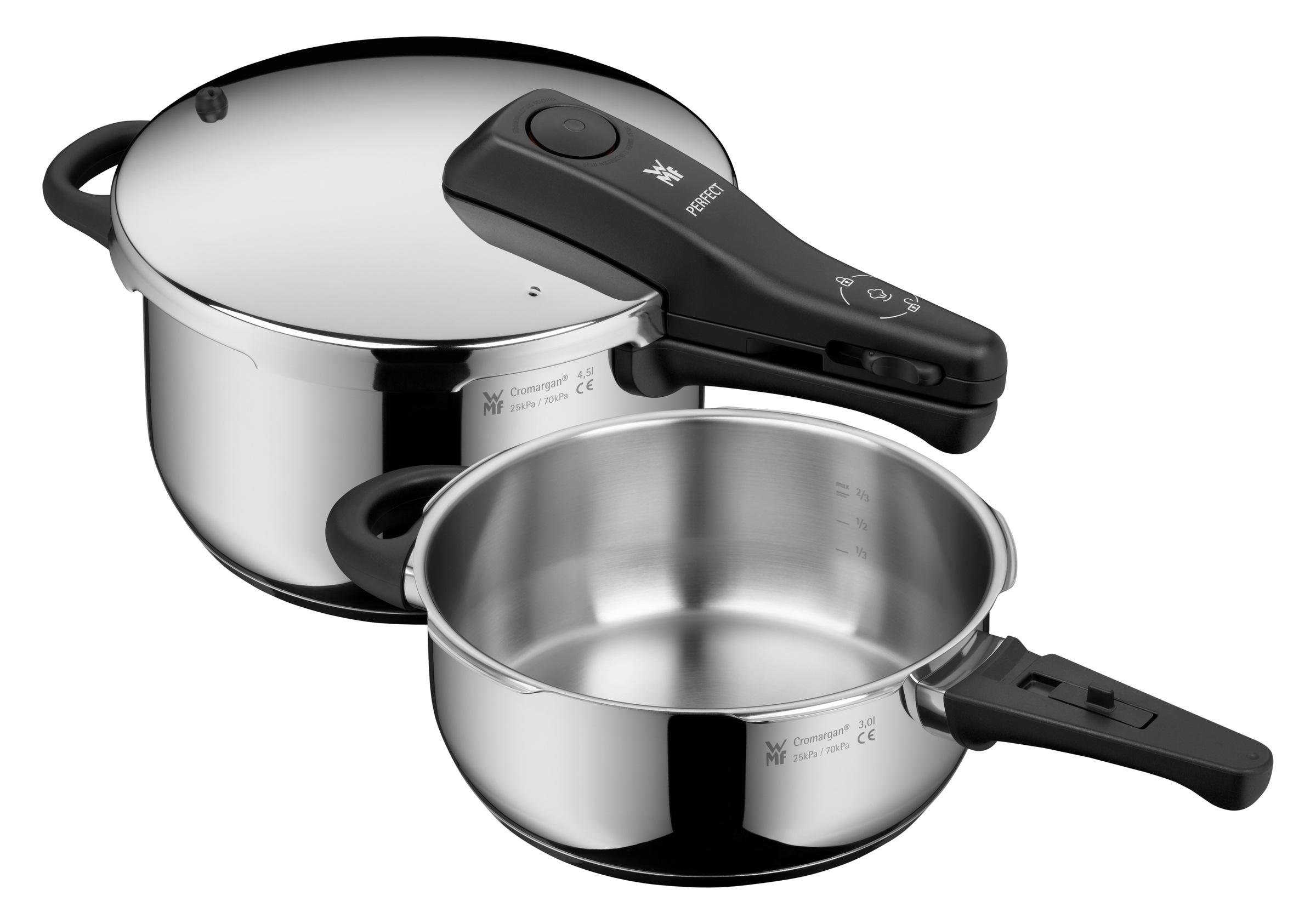 WMF Schnellkochtopf »Perfect One Pot, Dampfkochtopf Induktion 4,5l + 3l, gr günstig online kaufen