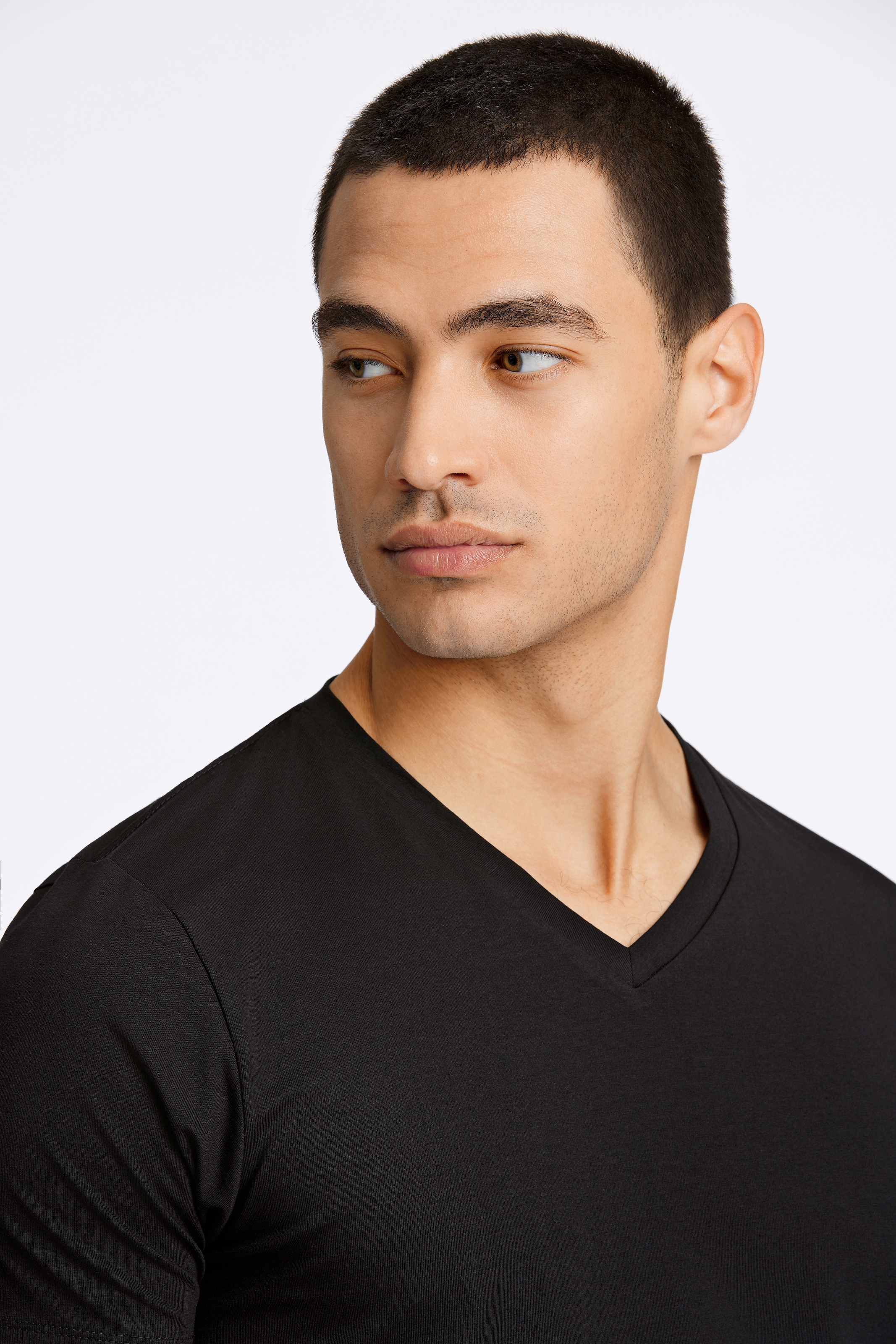 LINDBERGH T-Shirt mit V-Ausschnitt