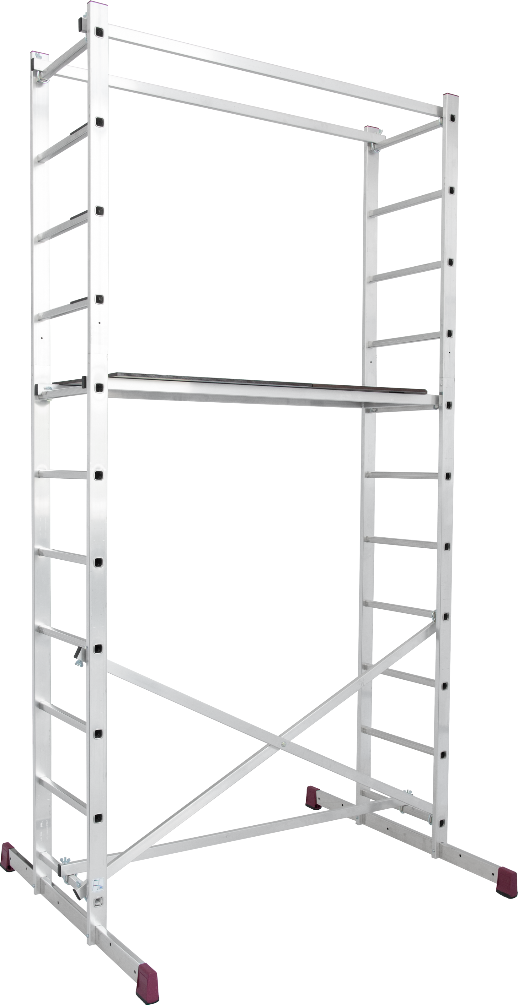 KRAUSE Arbeitsgerüst »CORDA« Montagegerüst mit rutschsicherer Belagbühne 1,50 x 0,56 m