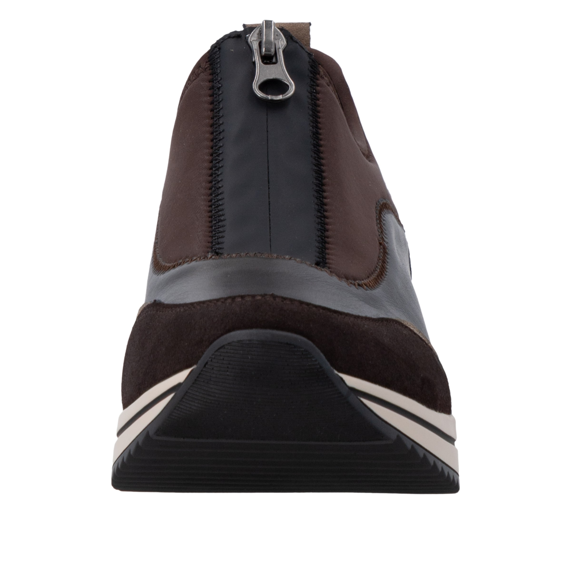 Remonte Slip-On Sneaker  Freizeitschuh, Halbschuh, Schlupfschuh mit Front-Reißverschluss