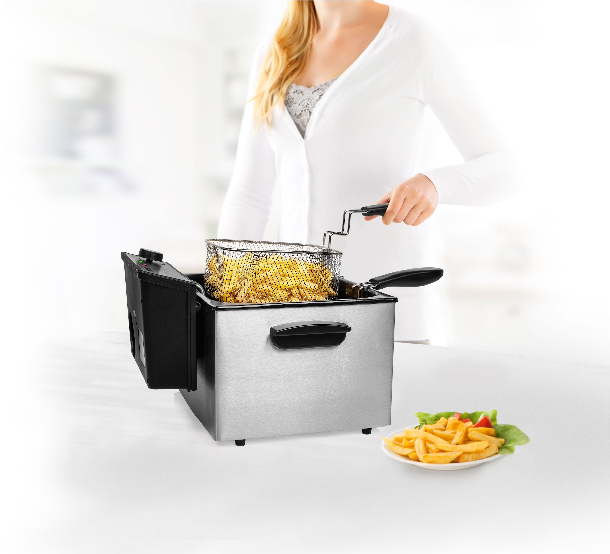 PRINCESS Fritteuse »185000 Superior-Fritteuse«, 3270 W, Fassungsvermögen 5 l