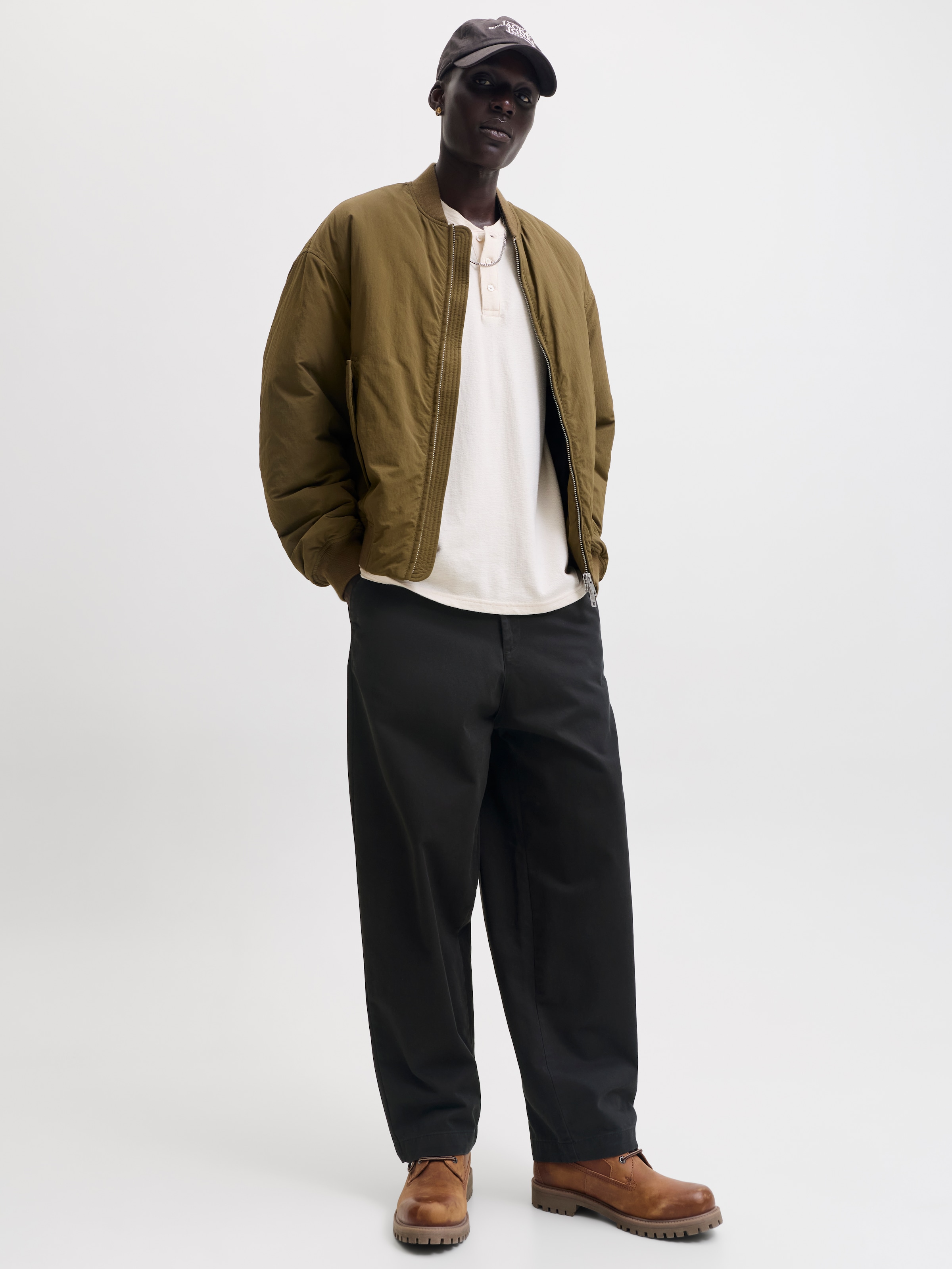 Jack & Jones Stoffhose »JPSTEVAN ELVARO JOGGER SN«  Baumwolle, Barrel Fit
