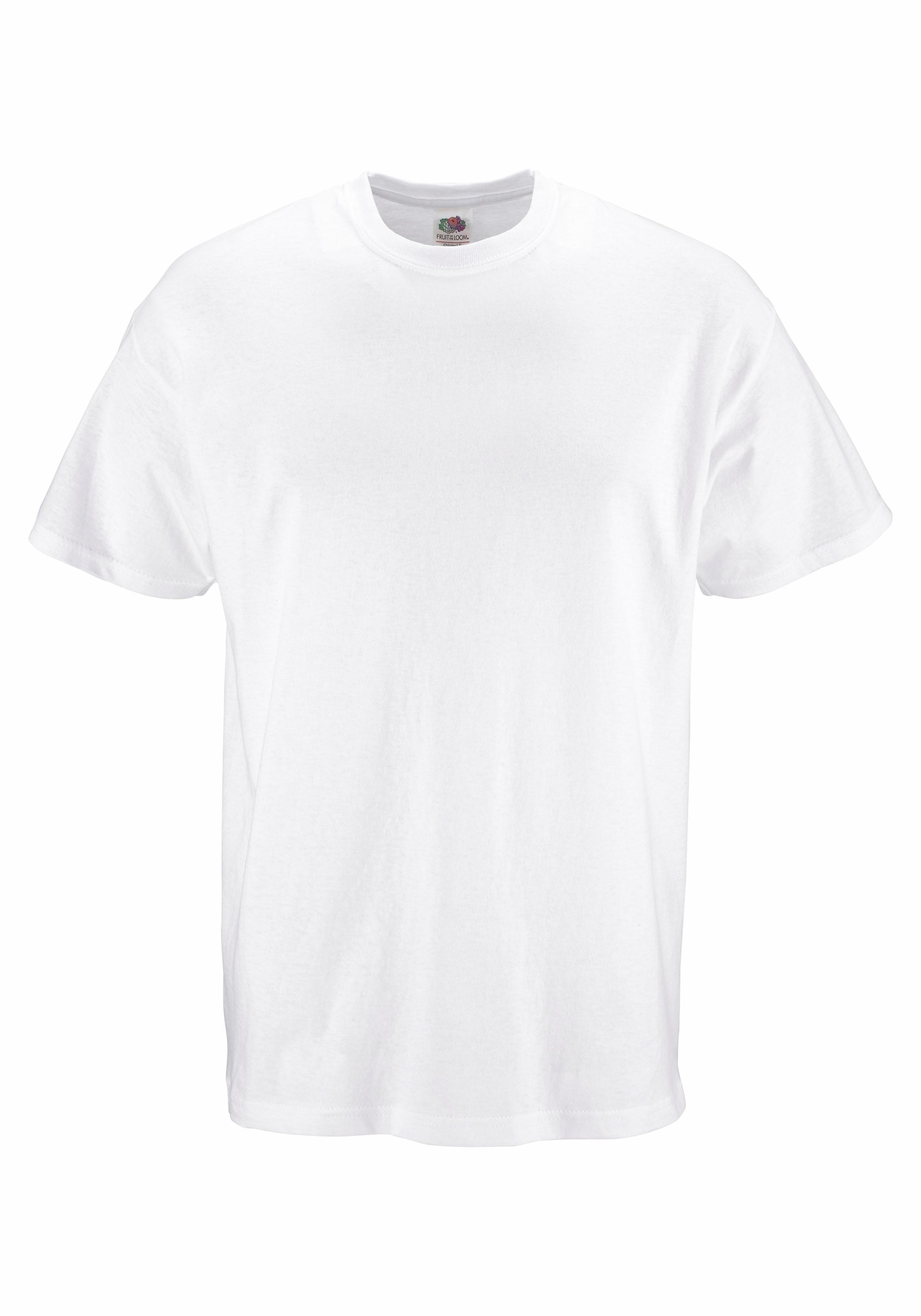 Fruit of the Loom T-Shirt », sechs Stück in unterschiedlicher Farbkomination«, (Packung, 6 tlg., 6er-Pack), mit Rundhalsausschnitt