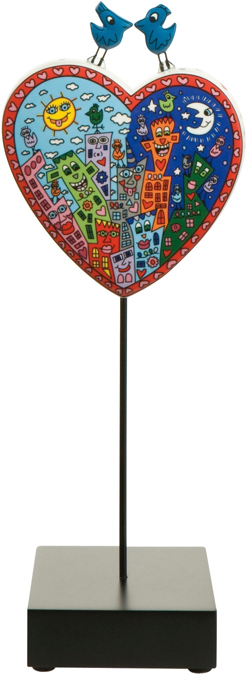 GOEBEL Sammelfigur »My City Does Not Sleep« von James Rizzi bunt