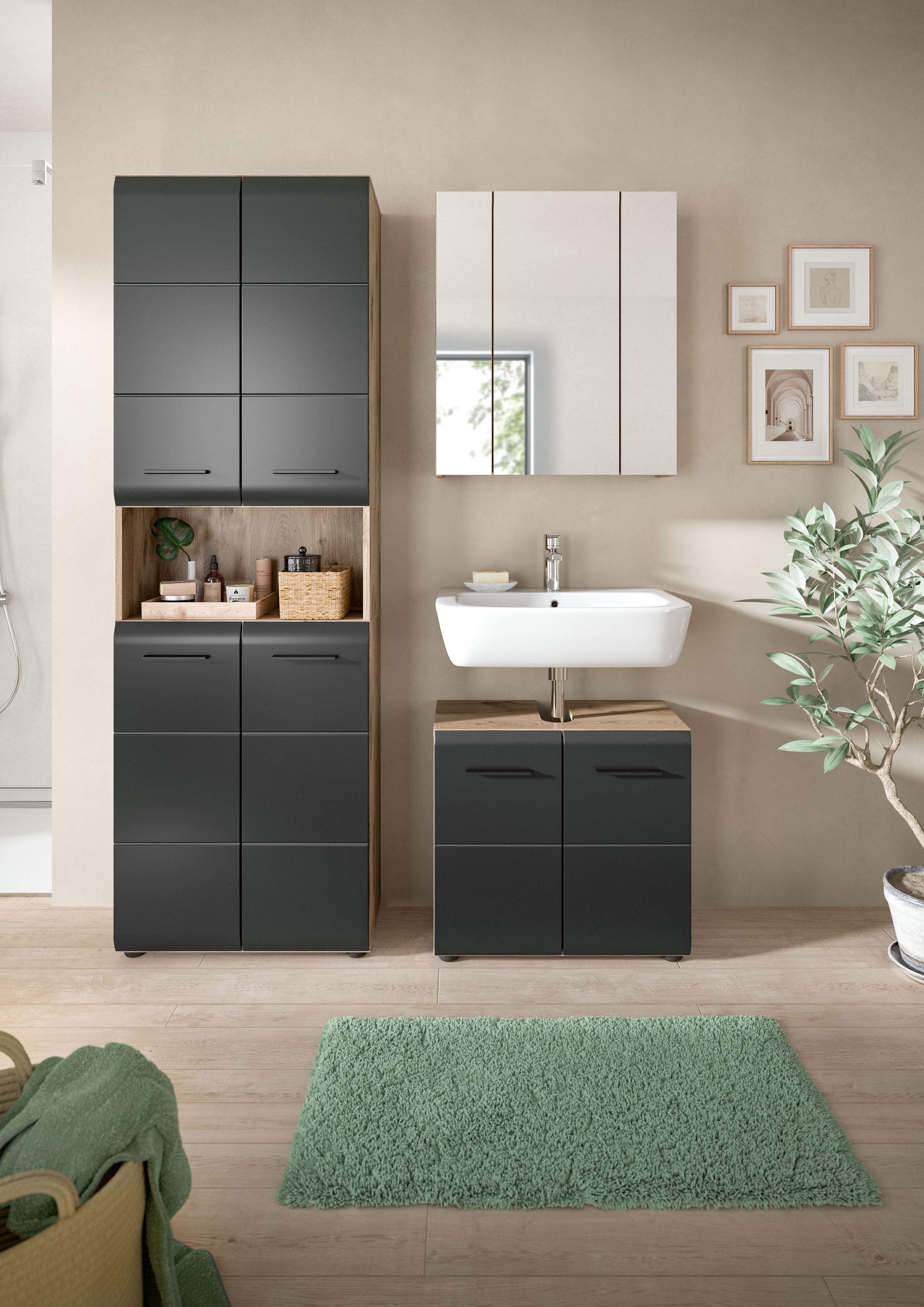 INOSIGN Badmöbel-Set »FLORENZ, TOPSELLER!, 3-teilige Badkombination, hochwe günstig online kaufen