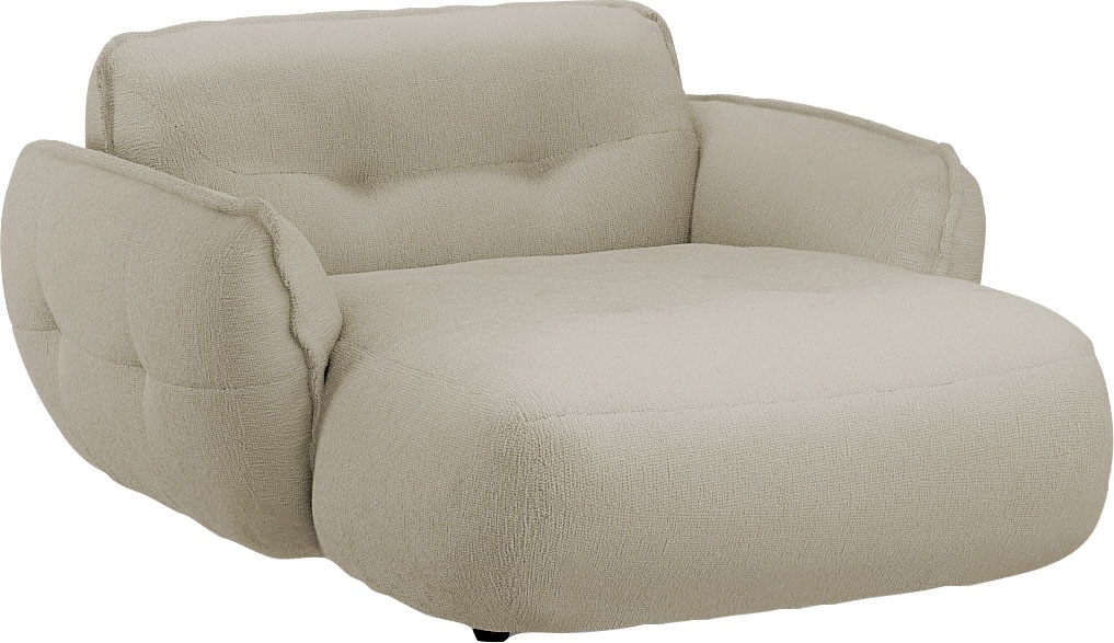 BETYPE Chaiselongue »Be Fluffy«, Softes Sitzgefühl, moderne Kedernaht, hochwertiger Bezug
