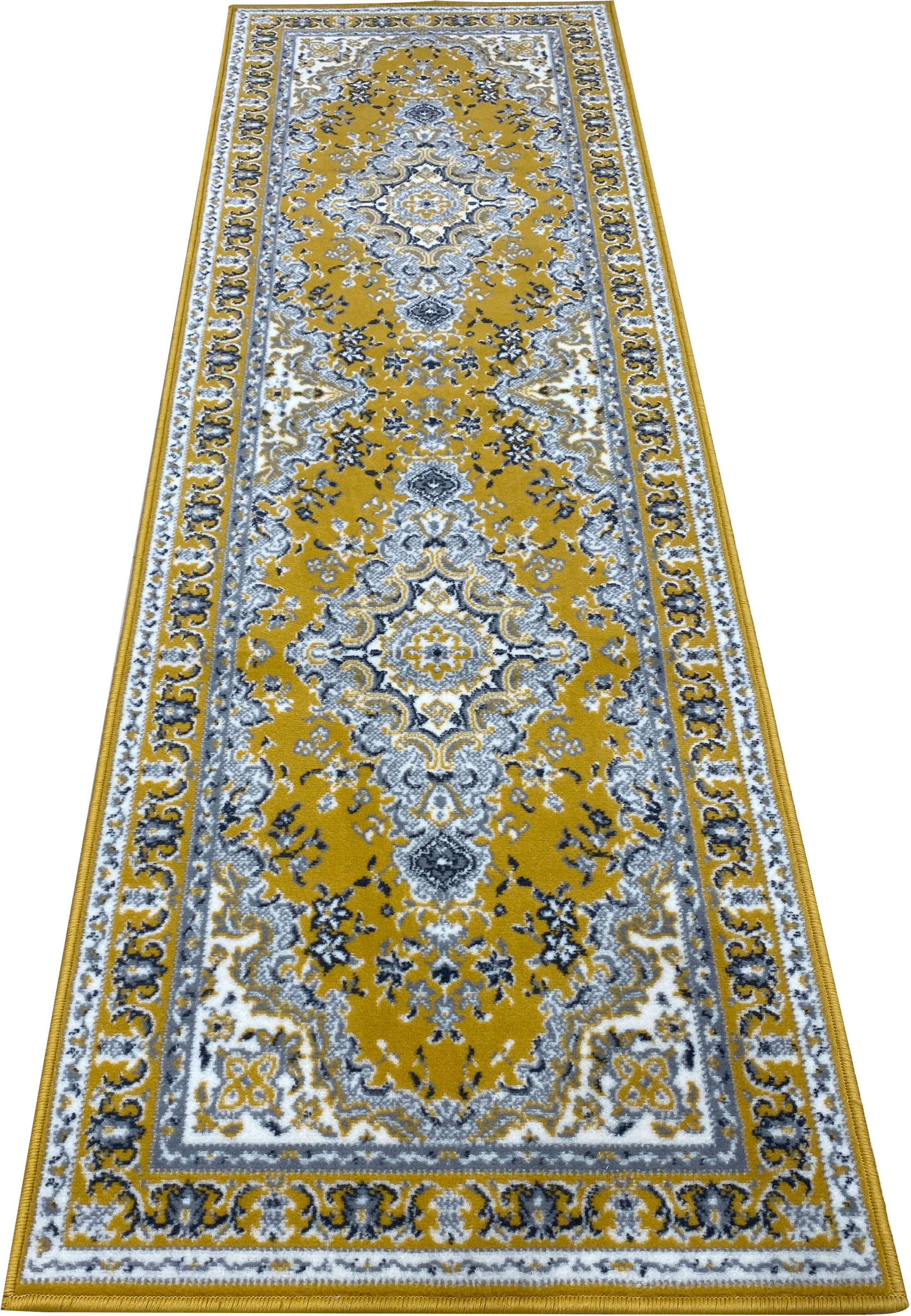 my home Läufer »Oriental, Made in Belgium«, rechteckig, 7 mm Höhe, Läufer, Brücke, Kurzflor, Orient-Optik, mit Bordüre, gewebt