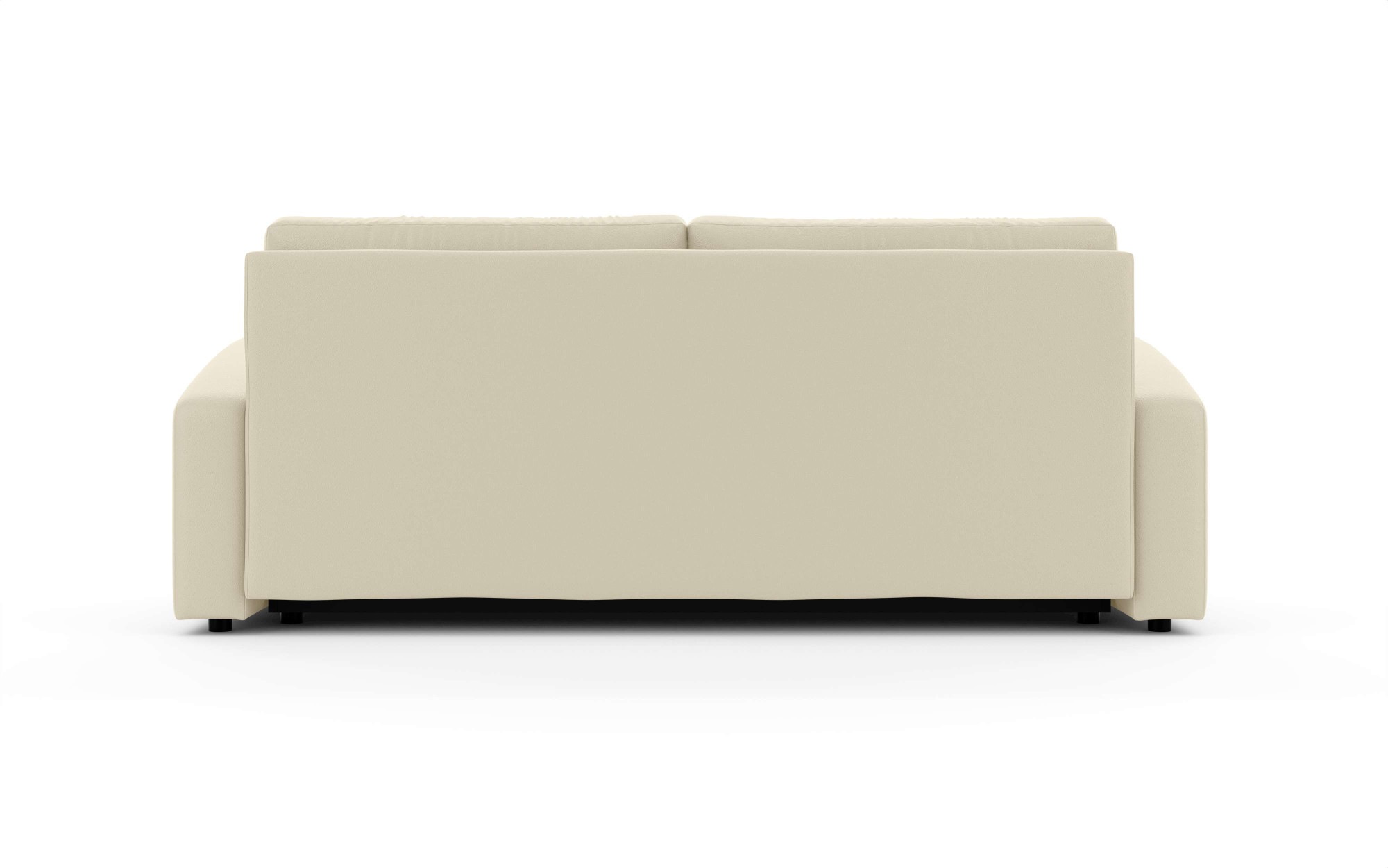 INOSIGN 3-Sitzer »JIGGS wahlweise Schlafsofa mit Bettkasten, Maße B/H/T: 228/96/110 cm«, Sofa mit Wellenunterfederung, enthält 2 Rückenkissen und 2 Zierkissen