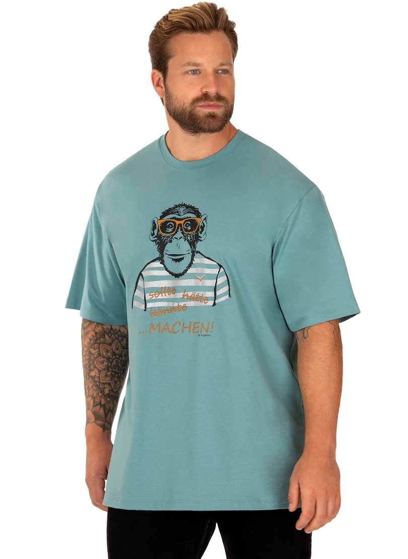 Trigema T-Shirt »TRIGEMA T-Shirt mit großem Affen-Aufdruck« online kaufen