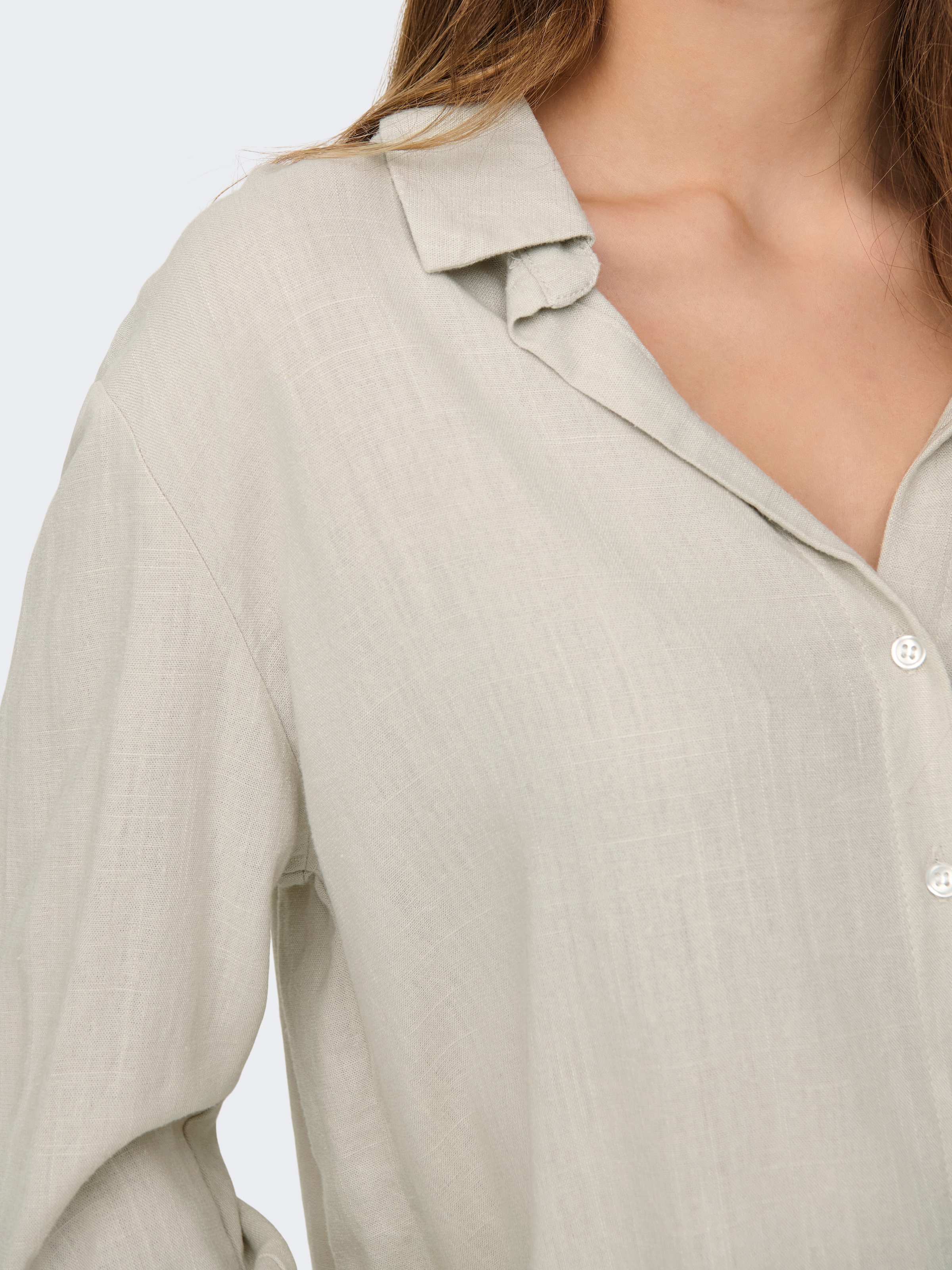 JDY Hemdbluse »JDYCAYA LINEN LOOSE L/S SHIRT WVN DIA« mit Leinen