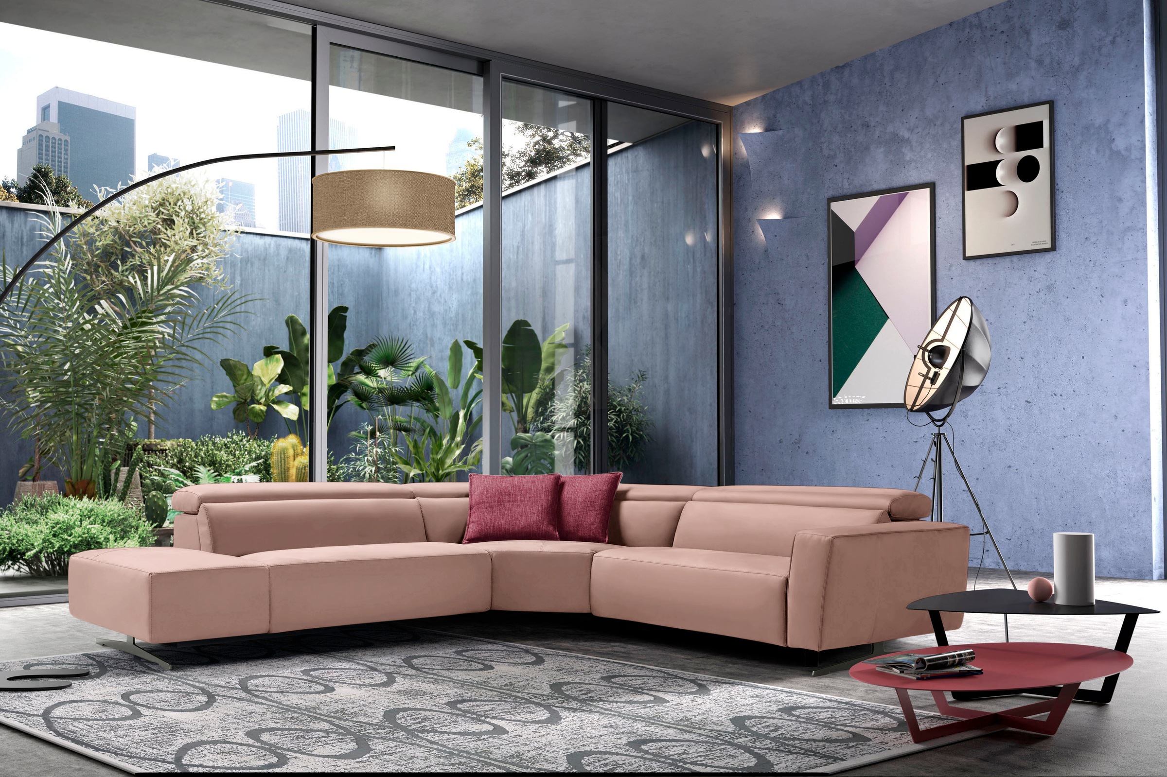 Egoitaliano Ecksofa »Stefanie-e, Designsofa der Extraklasse, bequem mit hoh günstig online kaufen