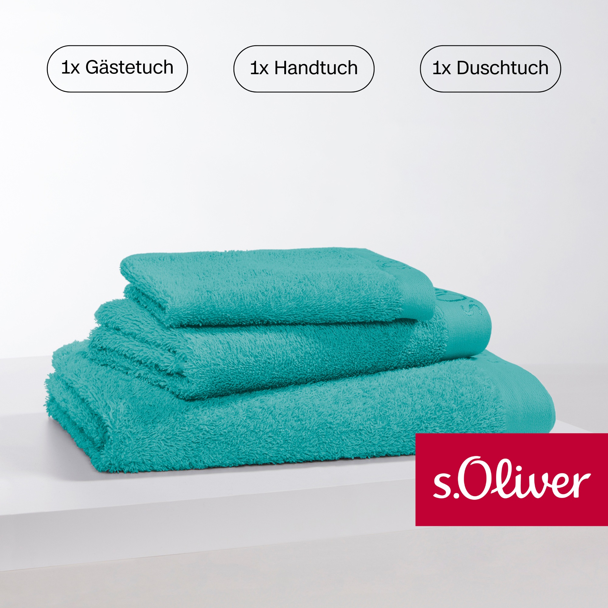 s.Oliver Handtuch Set »s. Oliver, besonders weich und saugfähig«, (Set, 3 S günstig online kaufen
