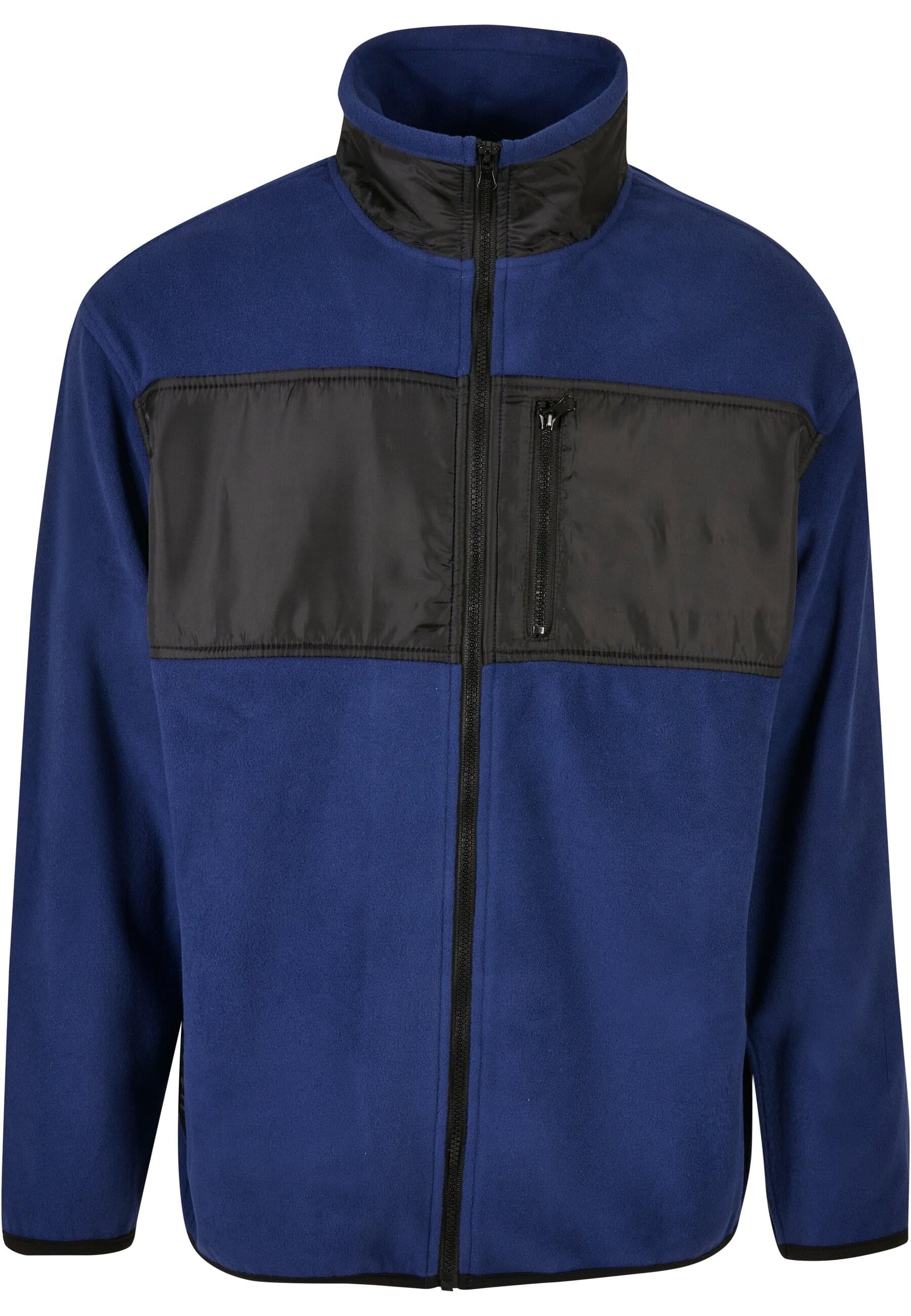 URBAN CLASSICS Fleecejacke »Urban Classics Herren Patched Micro Fleece Jacket« 1 Stk. tlg. ohne Kapuze