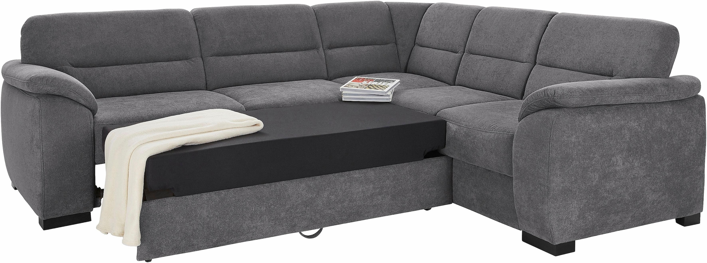 sit&more Ecksofa "Montego L-Form", wahlweise mit Bettfunktion und Schubkast günstig online kaufen