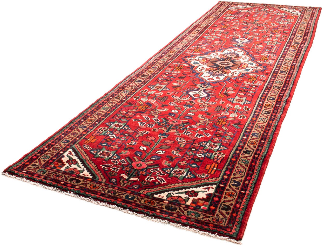 morgenland Orientteppich »Perser - Nomadic - 358 x 120 cm - rot«, rechtecki günstig online kaufen