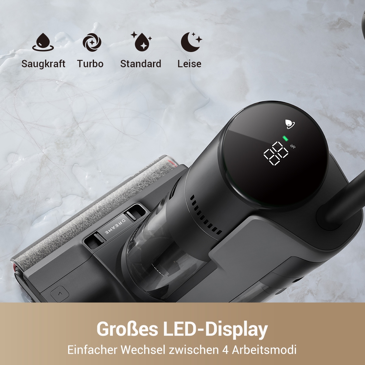 Dreame Nass-Trocken-Sauger »G10 Pro« 300 W, Intelligente Schmutzerkennung, Selbstreinigung