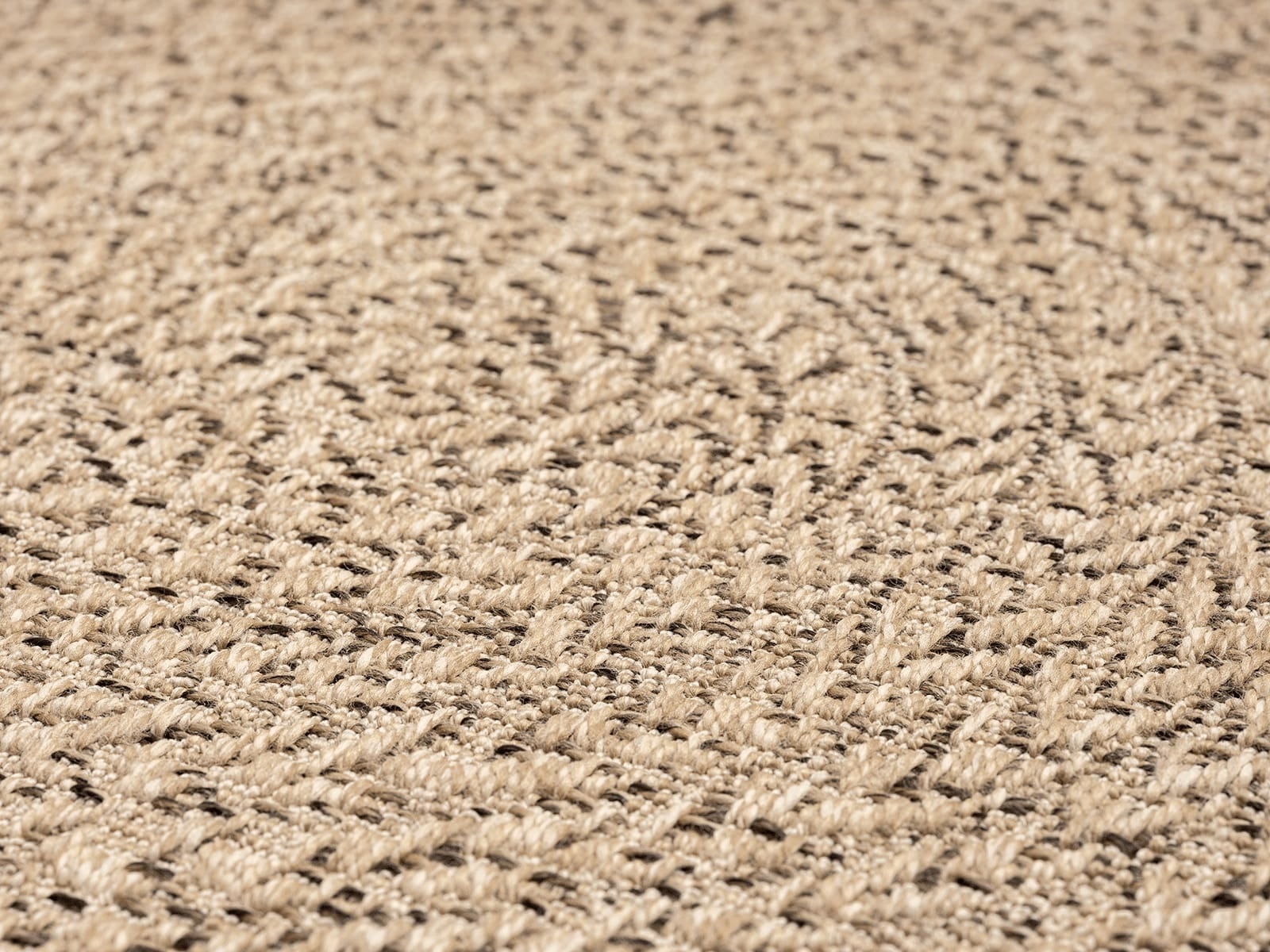 the carpet Teppich »Kansas«, rechteckig, 1 mm Höhe, moderner robuster In und Outdoor Teppich Jute Look